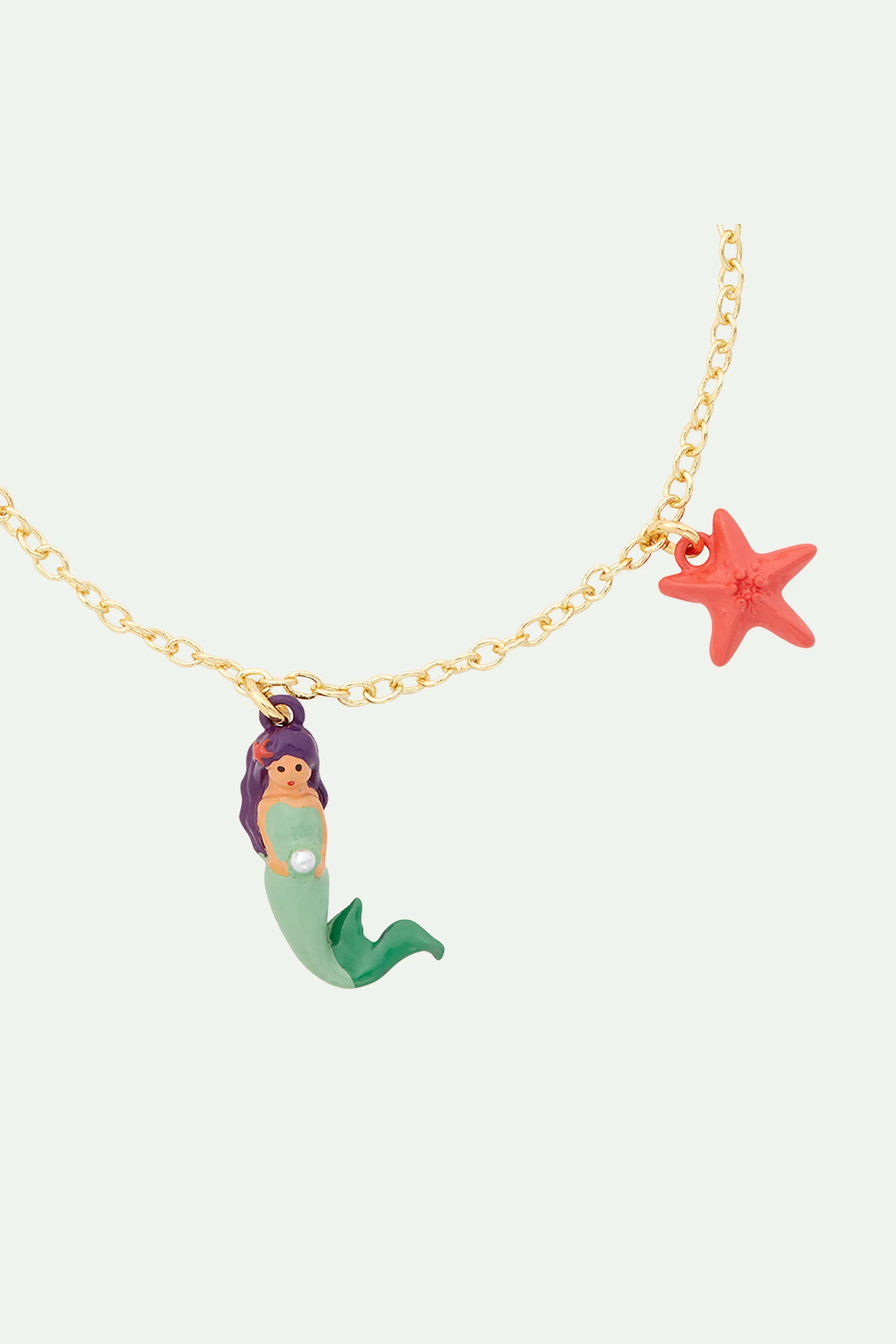 Bracelet charm's sirène et animaux marins - Image 3