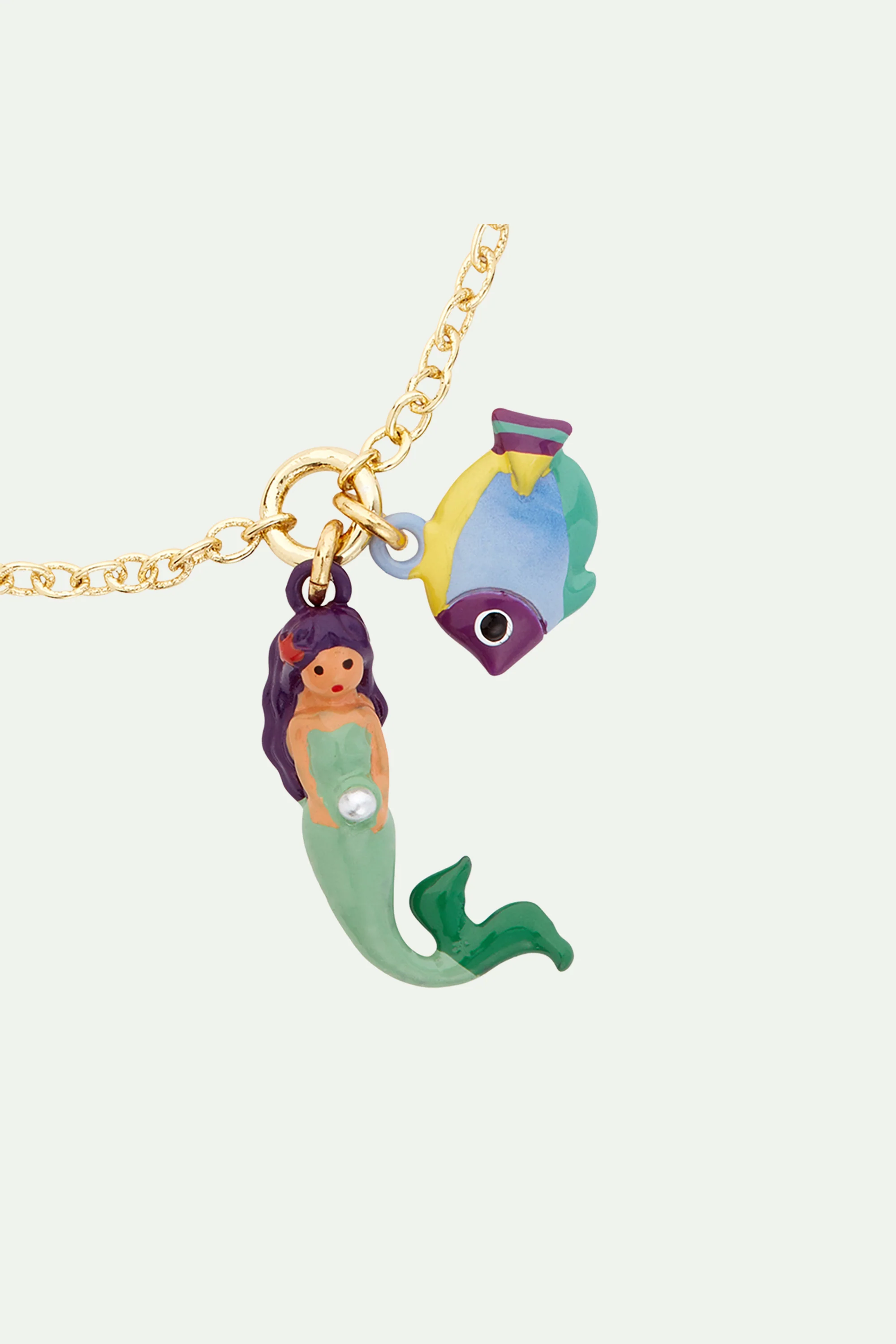 Bracelet charm's sirène et poisson tropical - Image 3