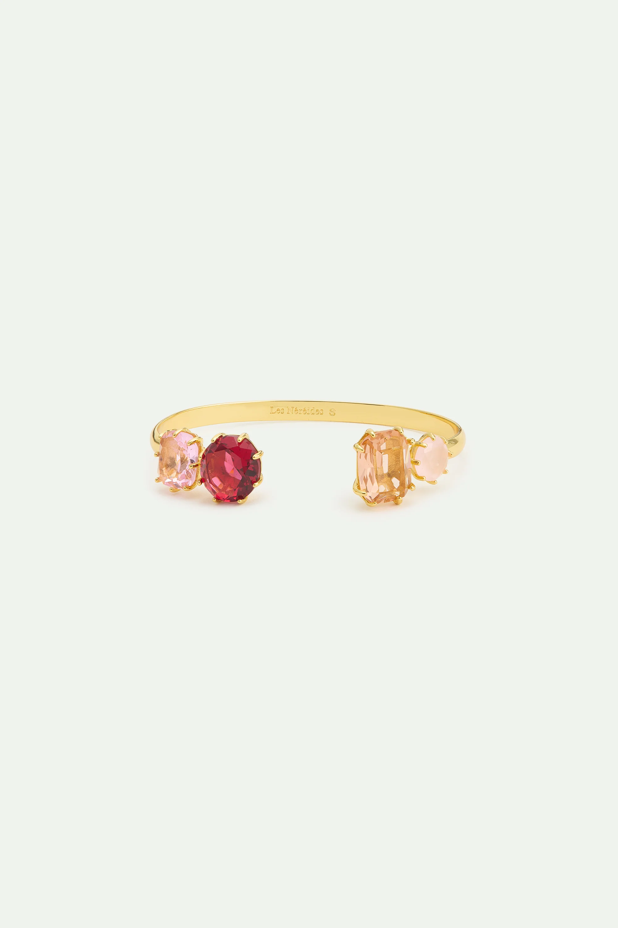 Bracelet jonc 4 pierres La Diamantine Rosa Centifiola - Image 2