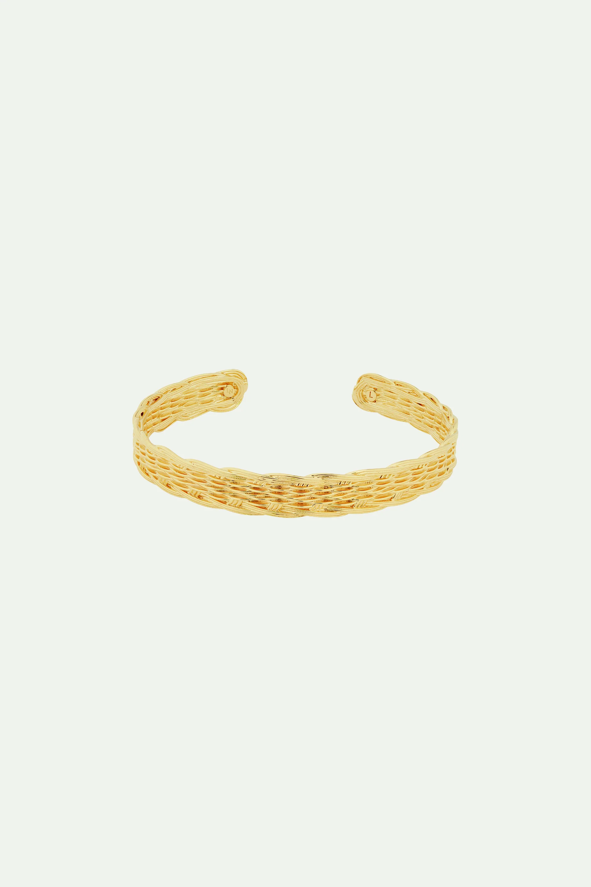 Bracelet jonc osier tressé