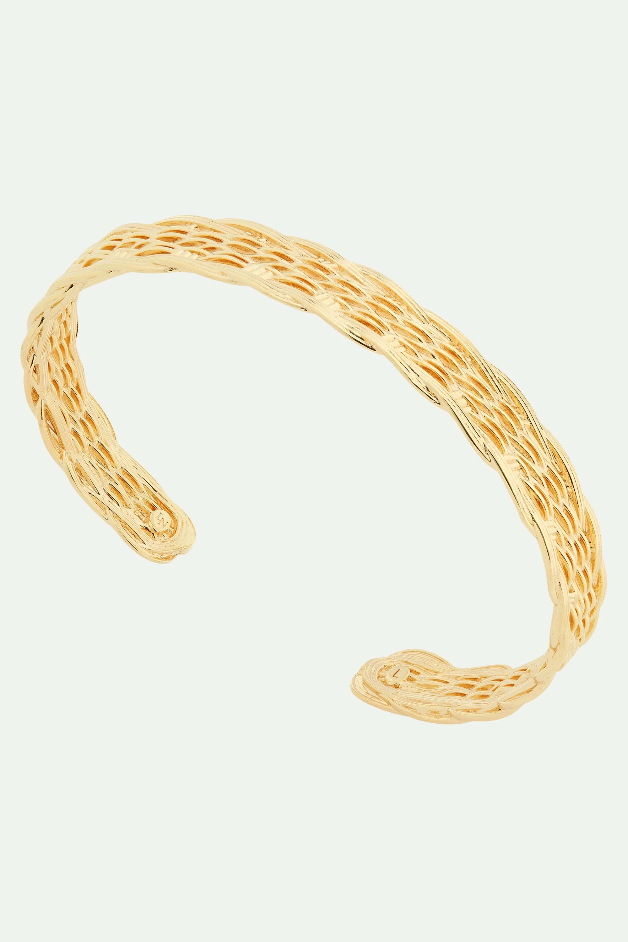 Bracelet jonc osier tressé - Image 2