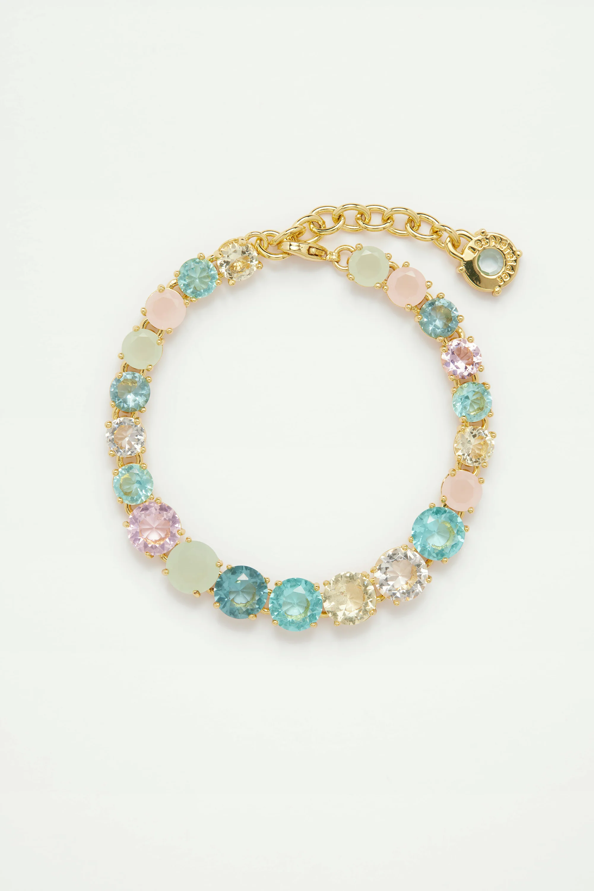 Bracelet luxe un rang la diamantine acqua azzura
