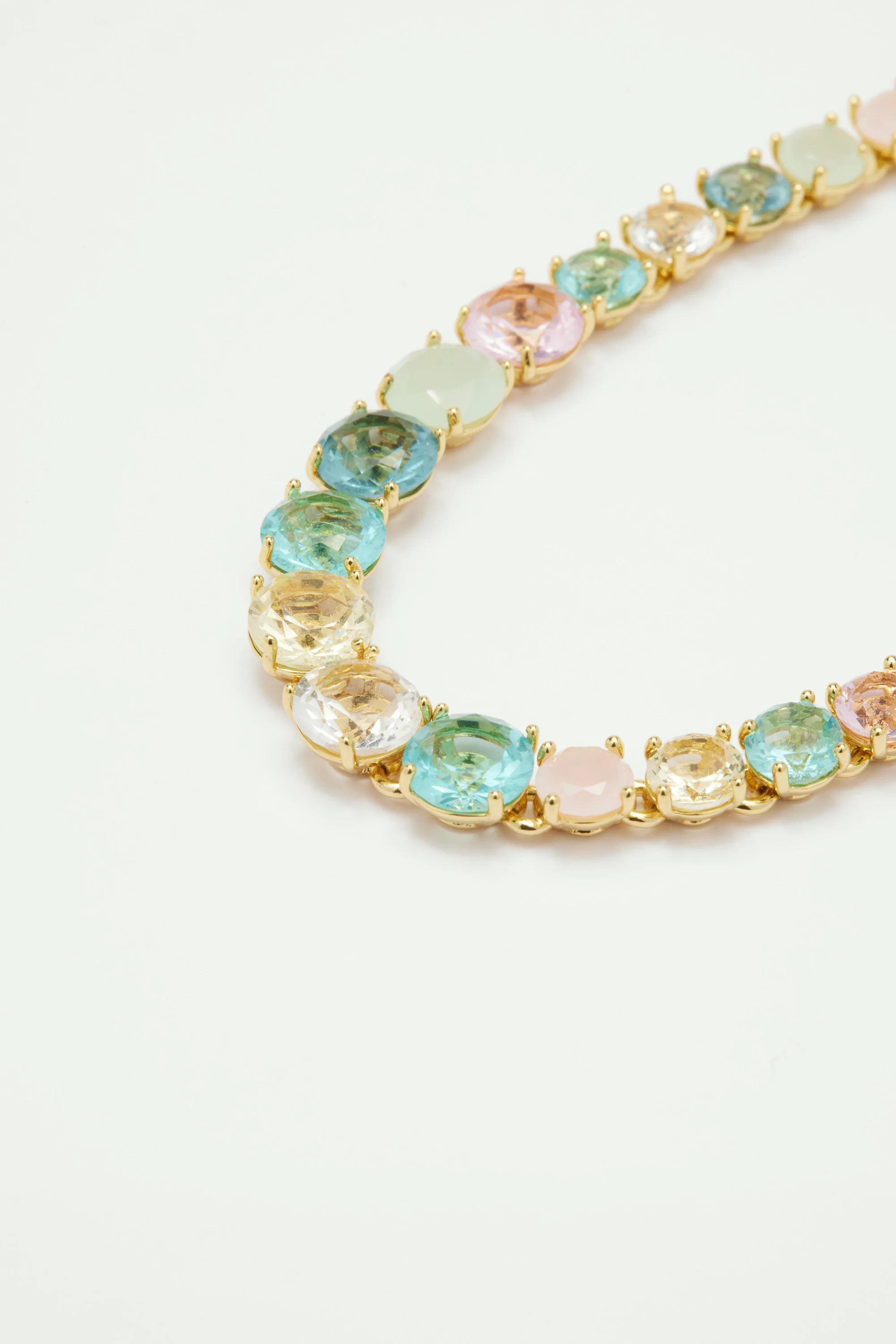 Bracelet luxe un rang la diamantine acqua azzura - Image 2