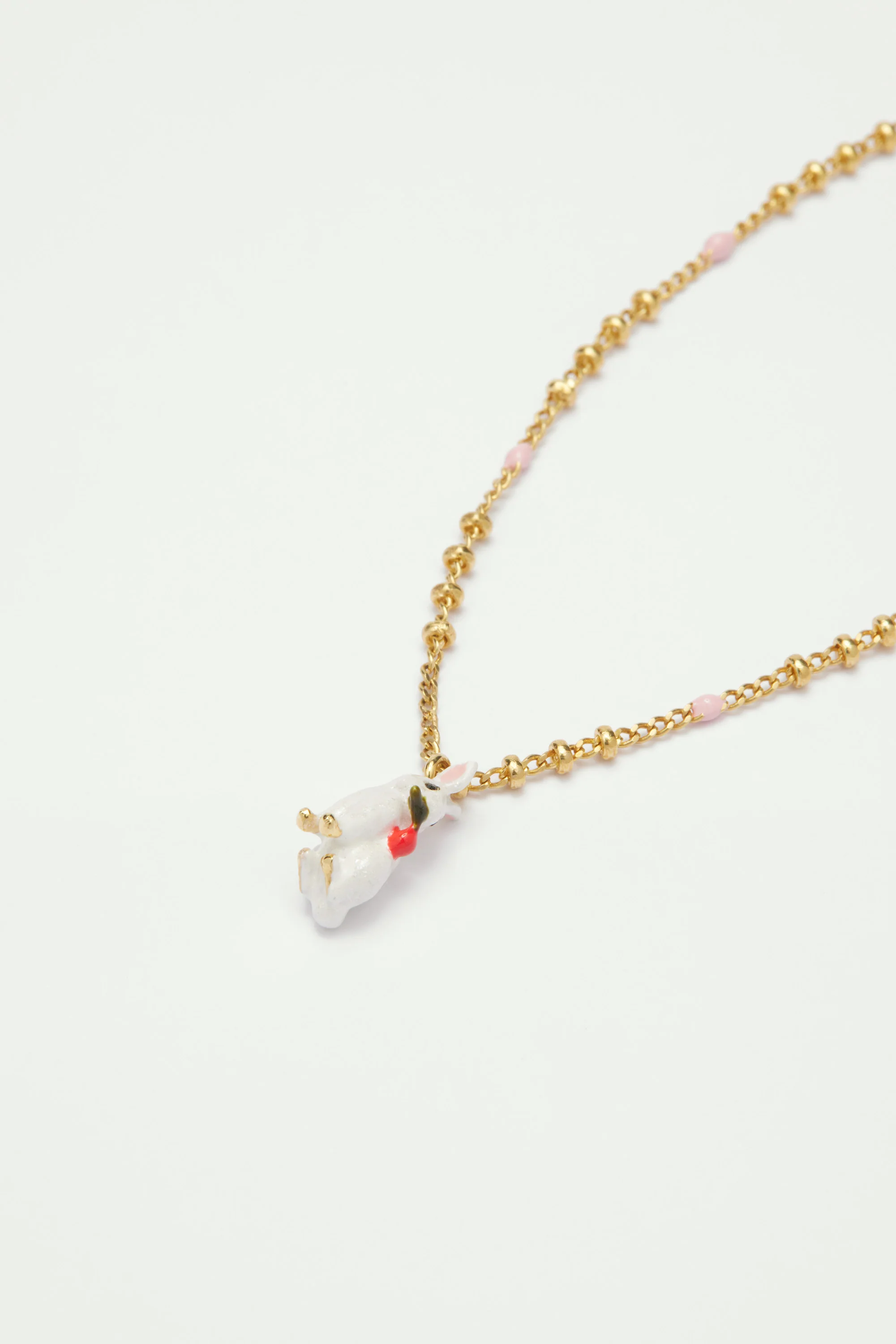 Bracelet pendentif lapin blanc - Image 3