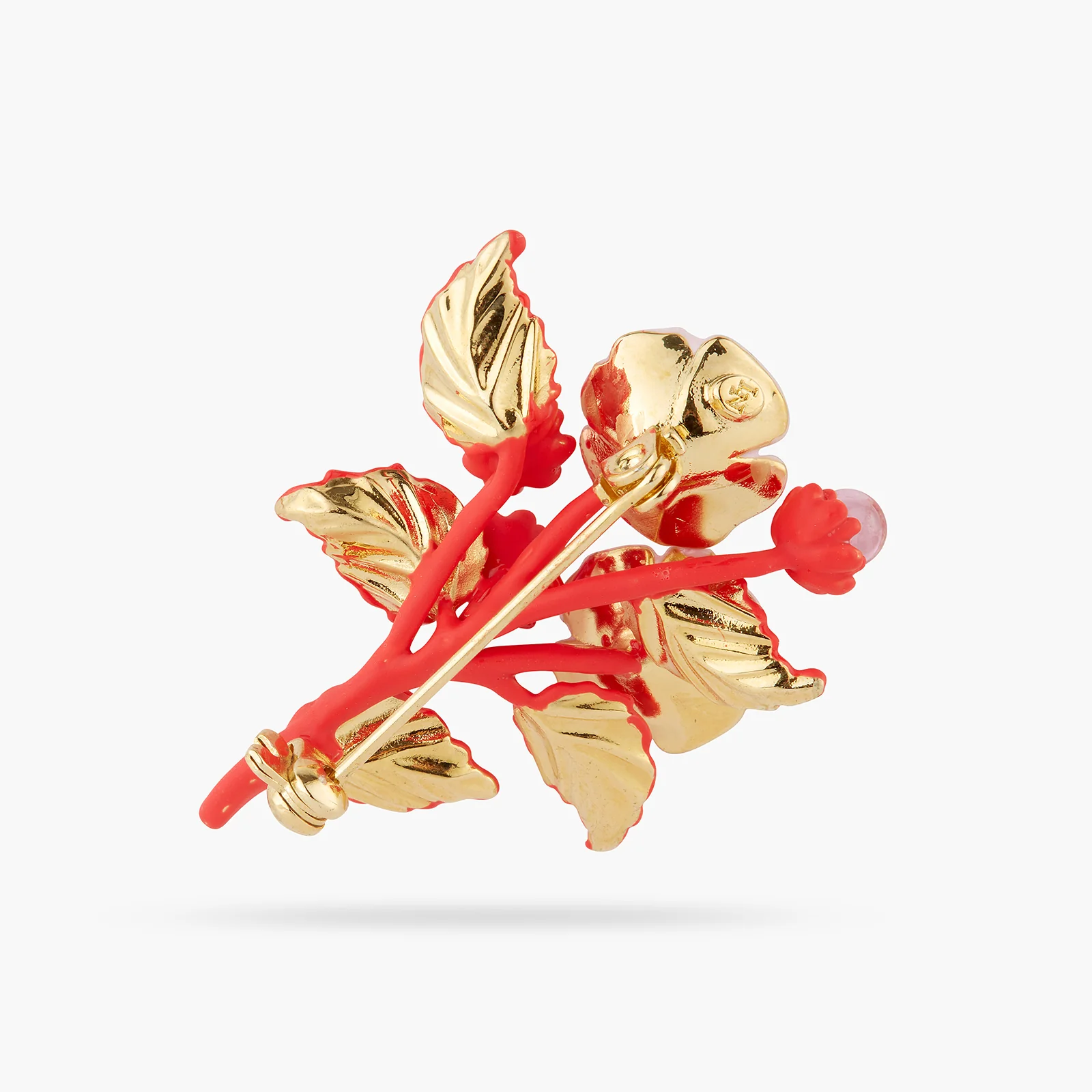 Broche anémones et cristal - Image 2