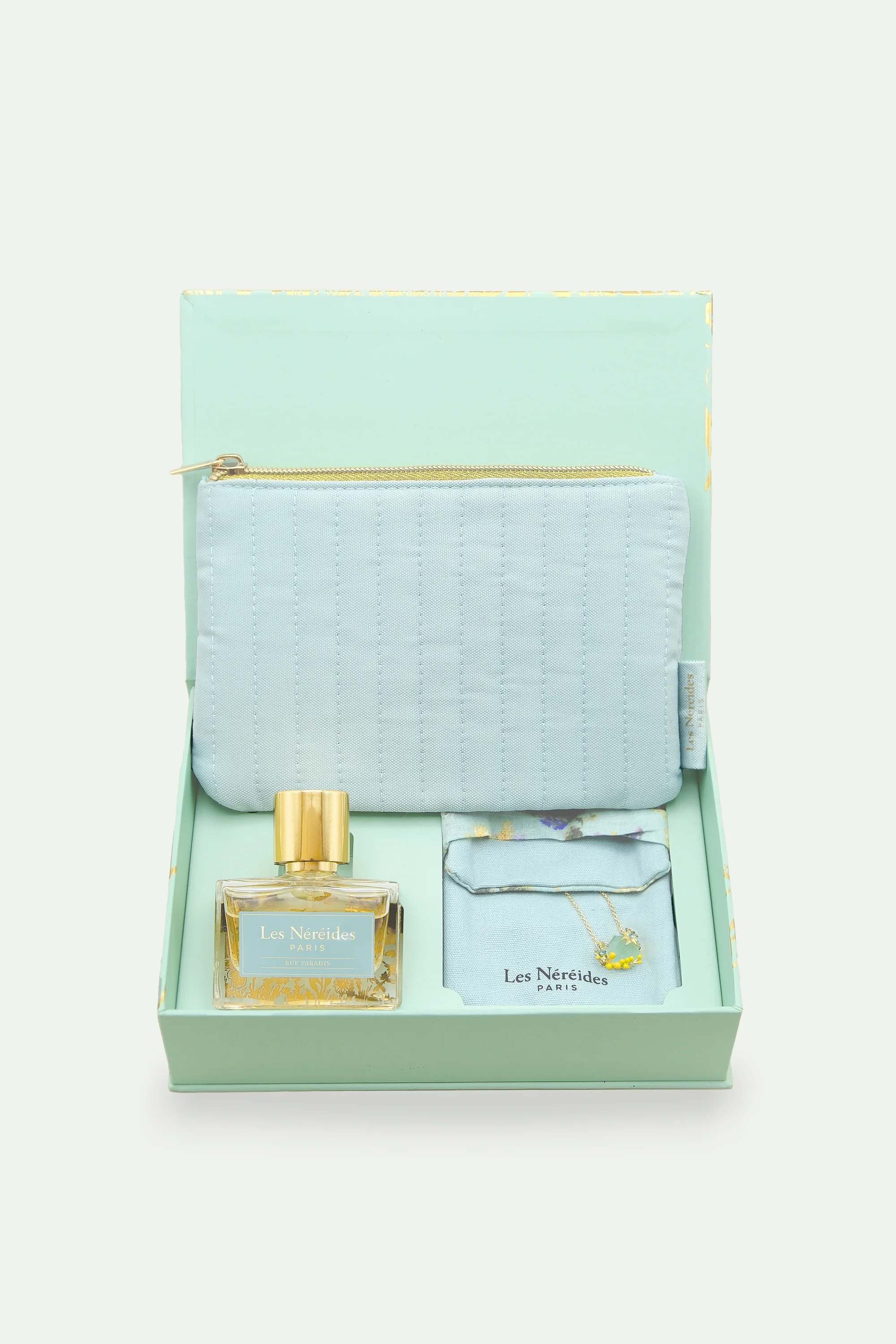 Coffret parfum Rue Paradis 30ml, bracelet mimosa et anis étoilé