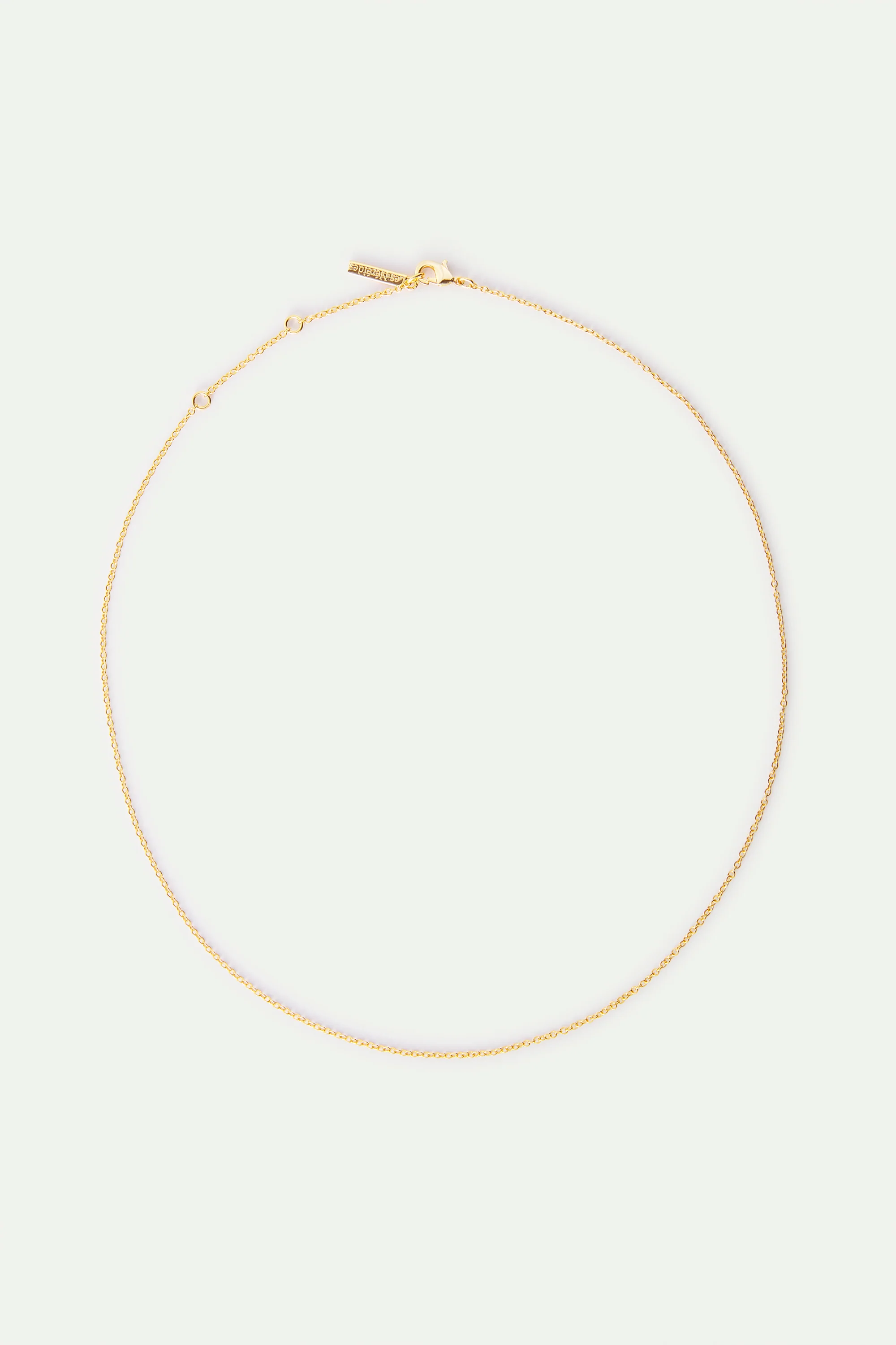 Collier à fine chaîne en maille forçat - Image 3