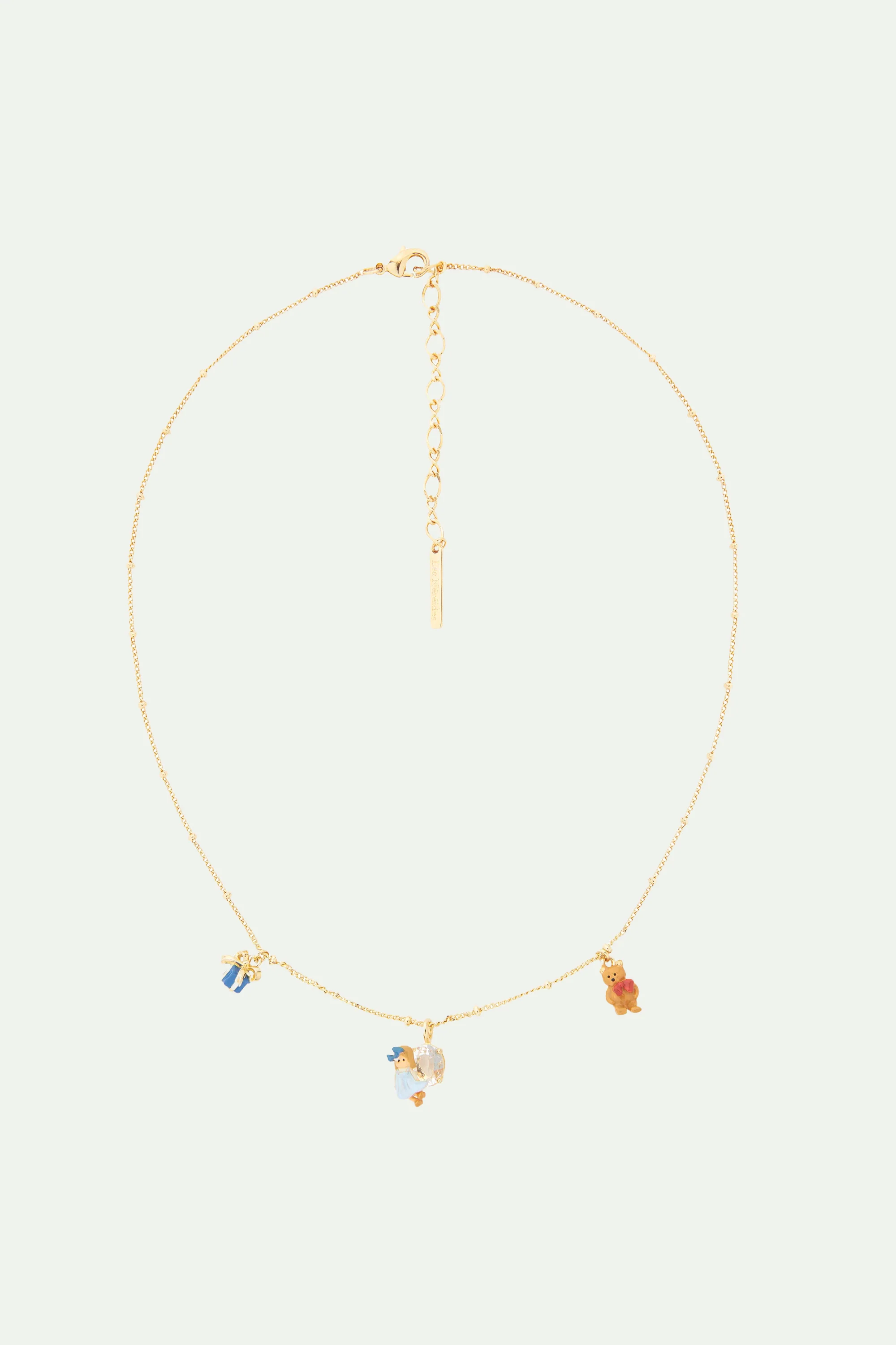 Collier charm's cadeau de Noël, ours en peluche et poupée - Image 2
