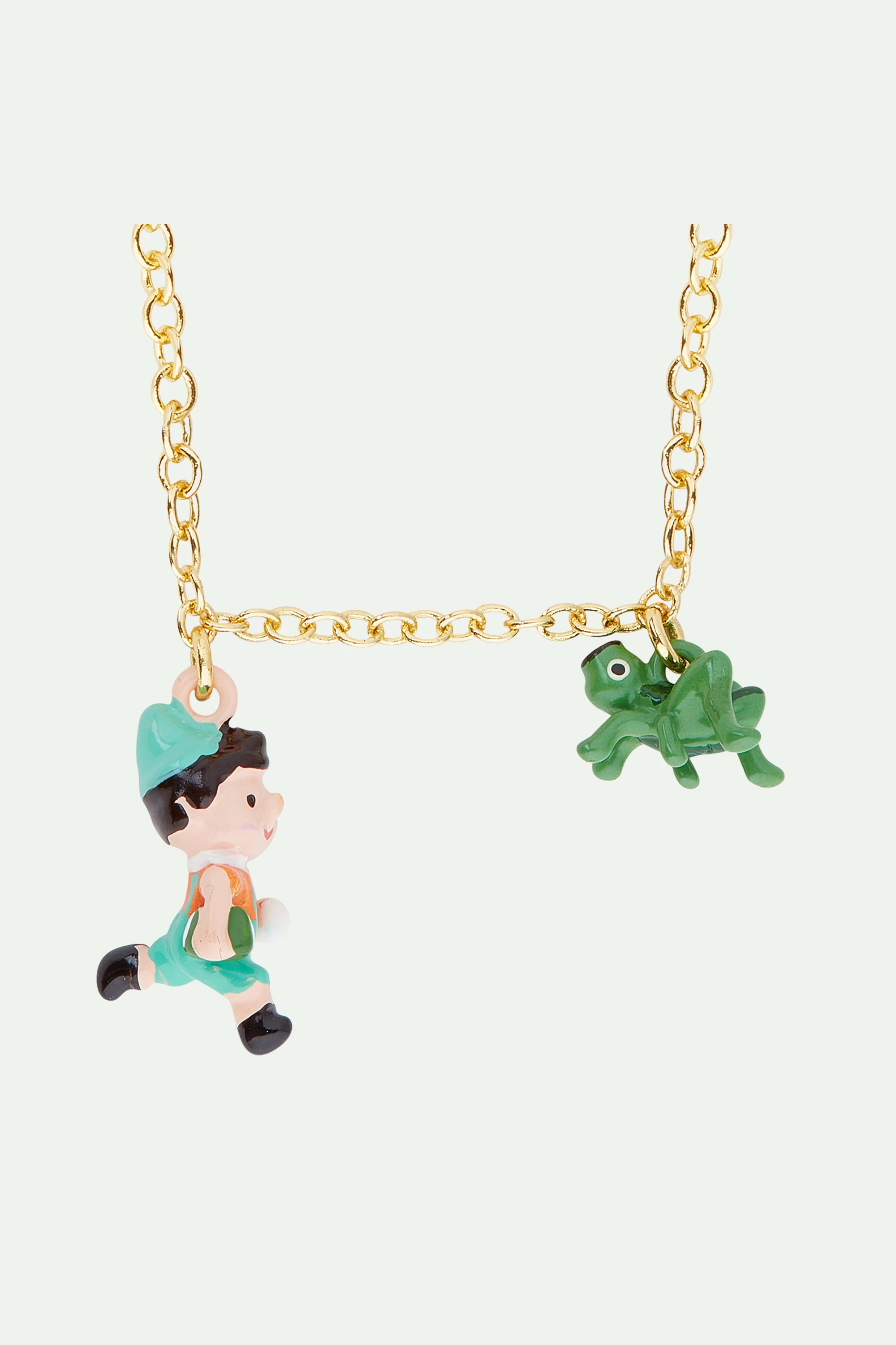 Collier charm's Pinocchio et cricket - Image 3