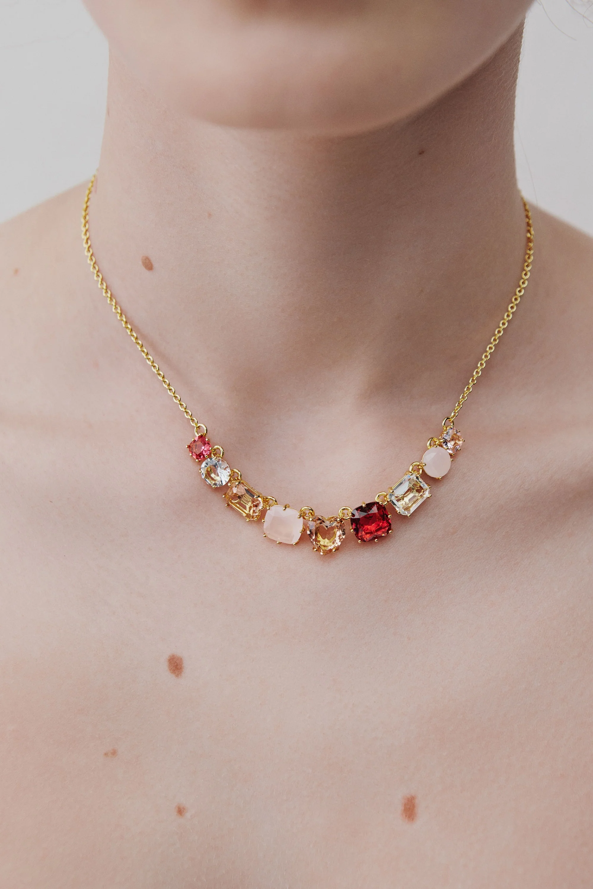 Collier fin 9 pierres La Diamantine Rosa Centifiola - Image 2