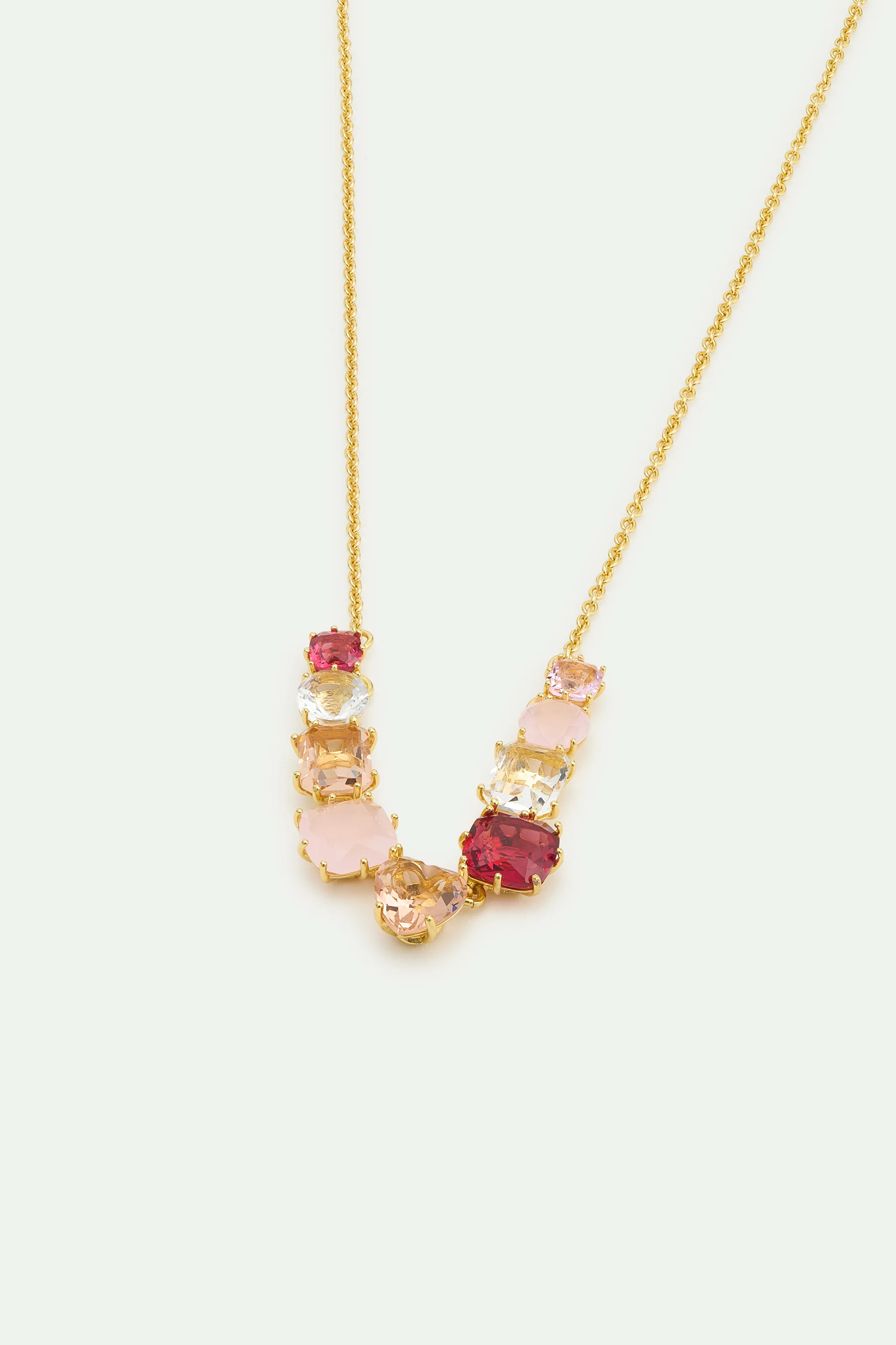 Collier fin 9 pierres La Diamantine Rosa Centifiola - Image 3