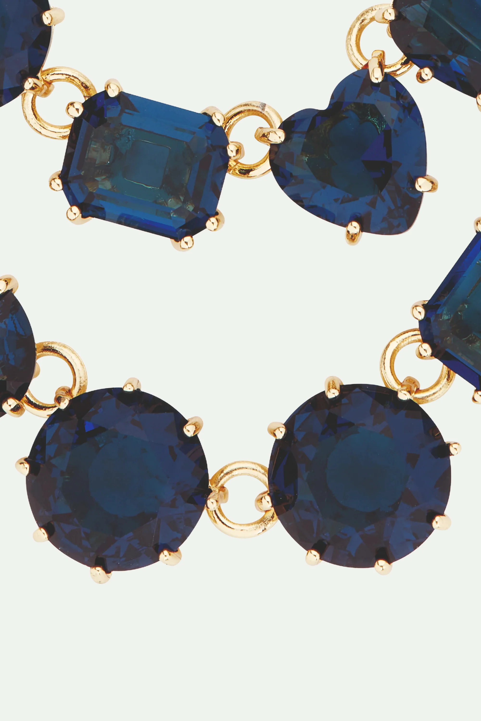Collier luxe deux rangs La Diamantine Bleu Océan - Image 3