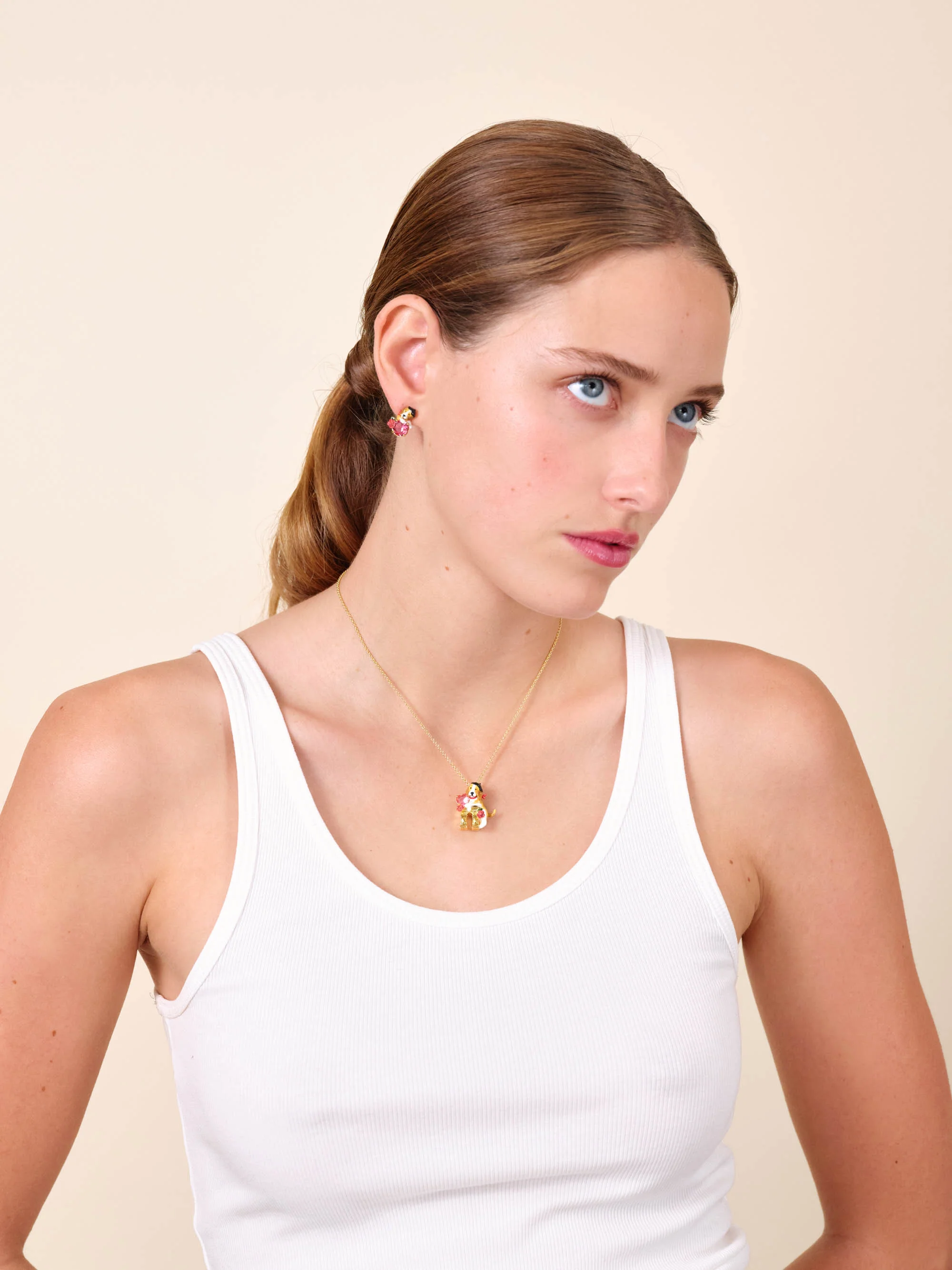 Collier pendentif beagle et Arc de Triomphe - Image 2