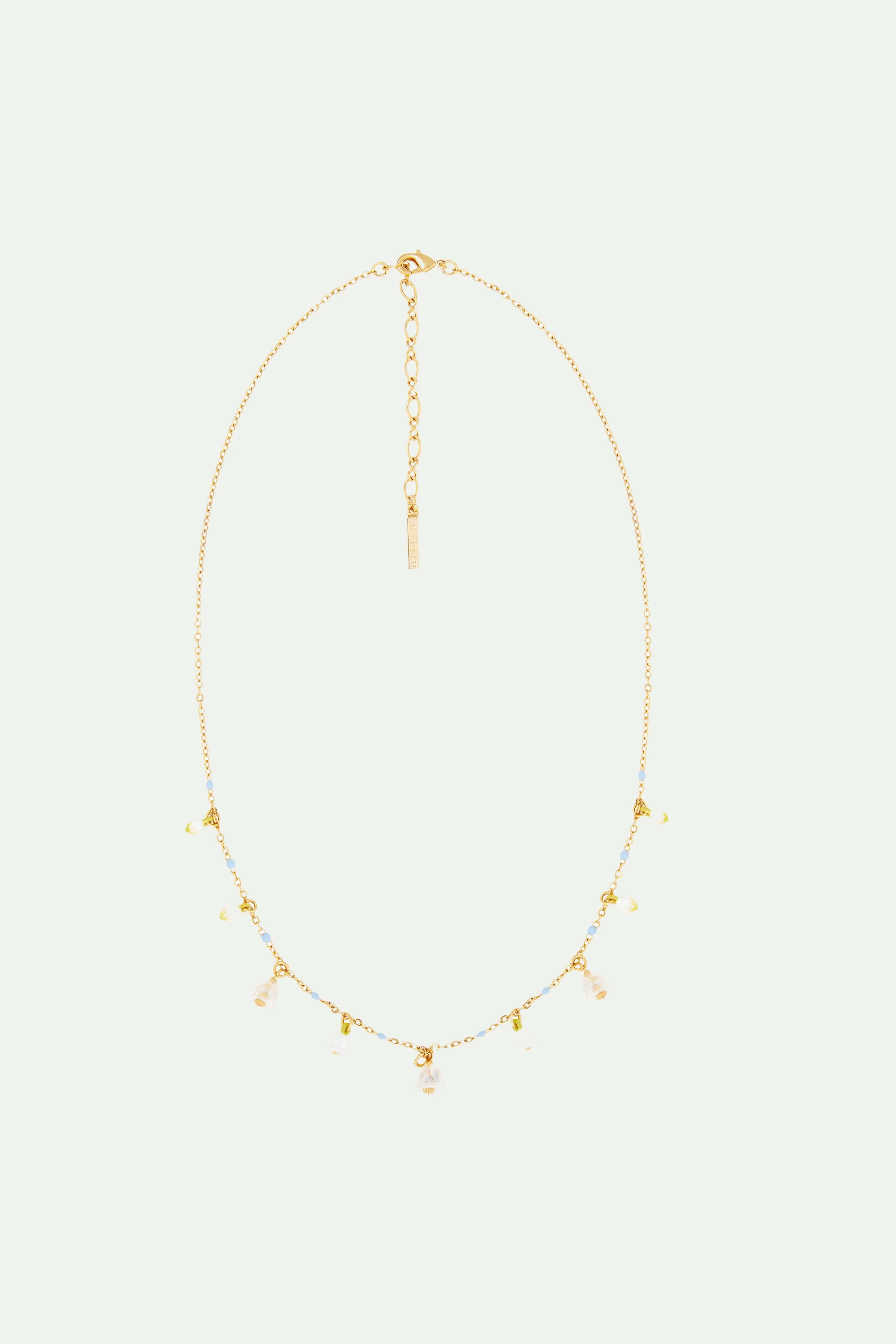 Collier pendentif clochettes de muguet - Image 3