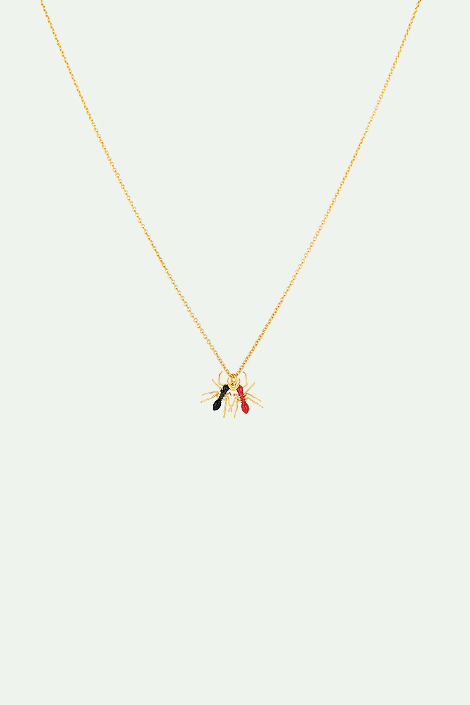 Collier pendentif couple de fourmis