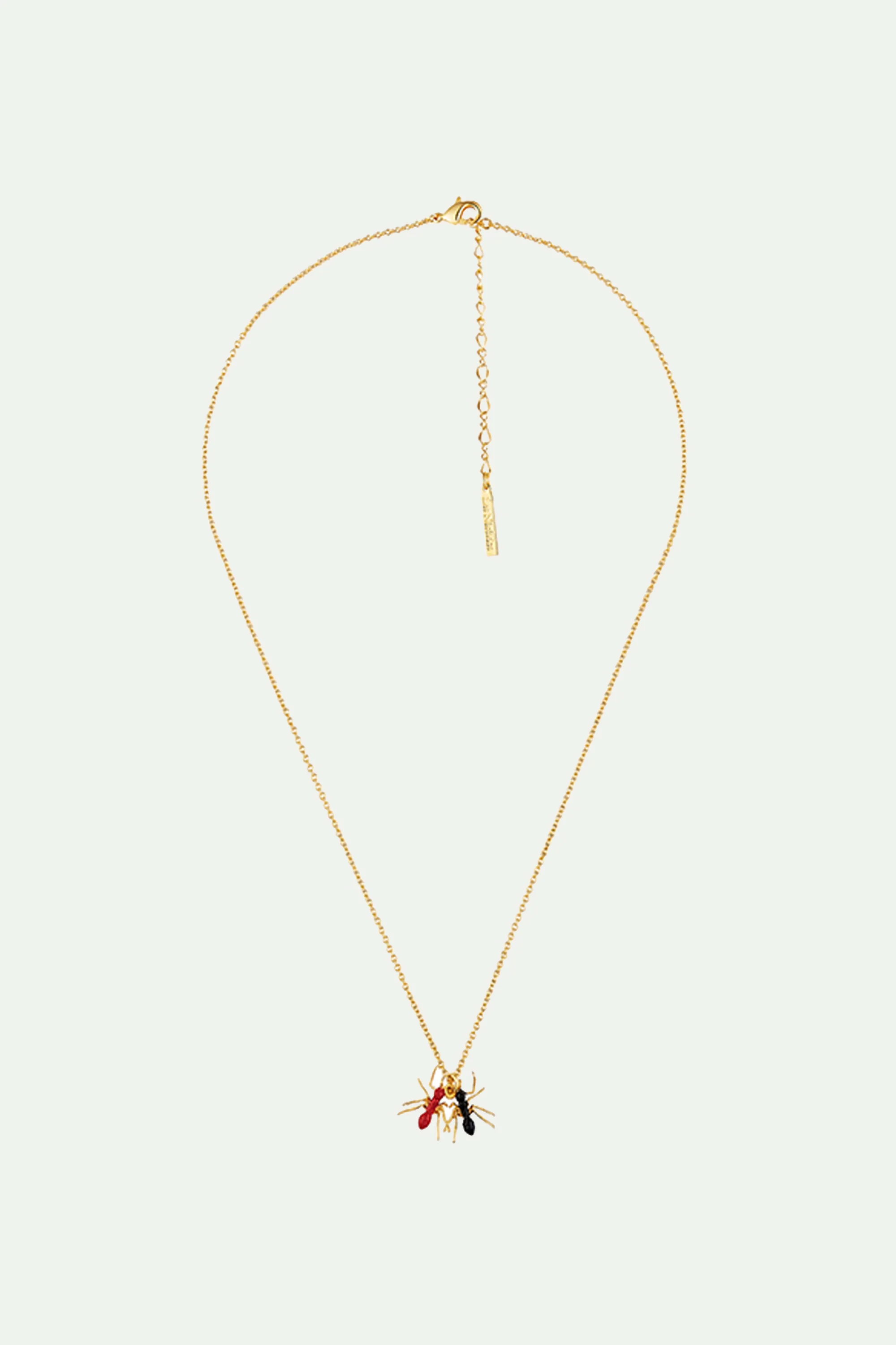 Collier pendentif couple de fourmis - Image 2