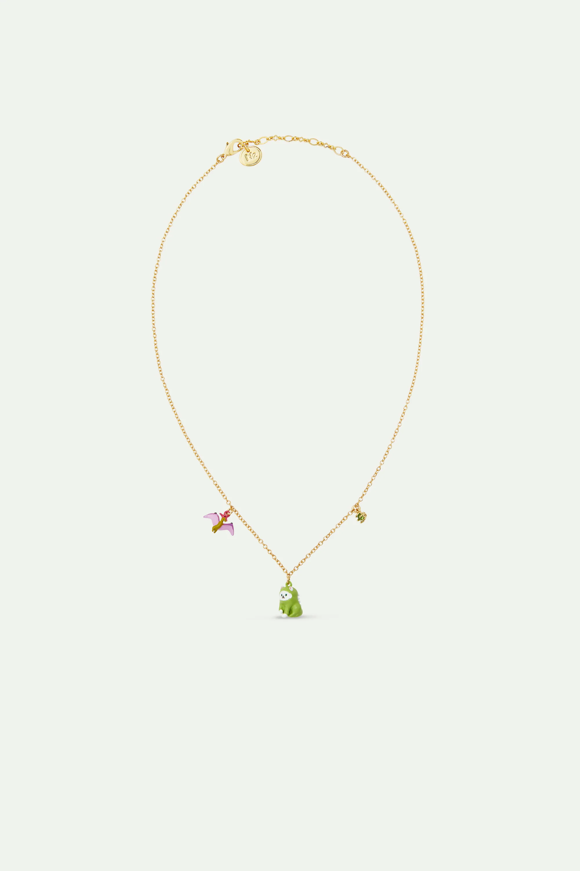 Collier pendentif dinosaure et dragon - Image 3