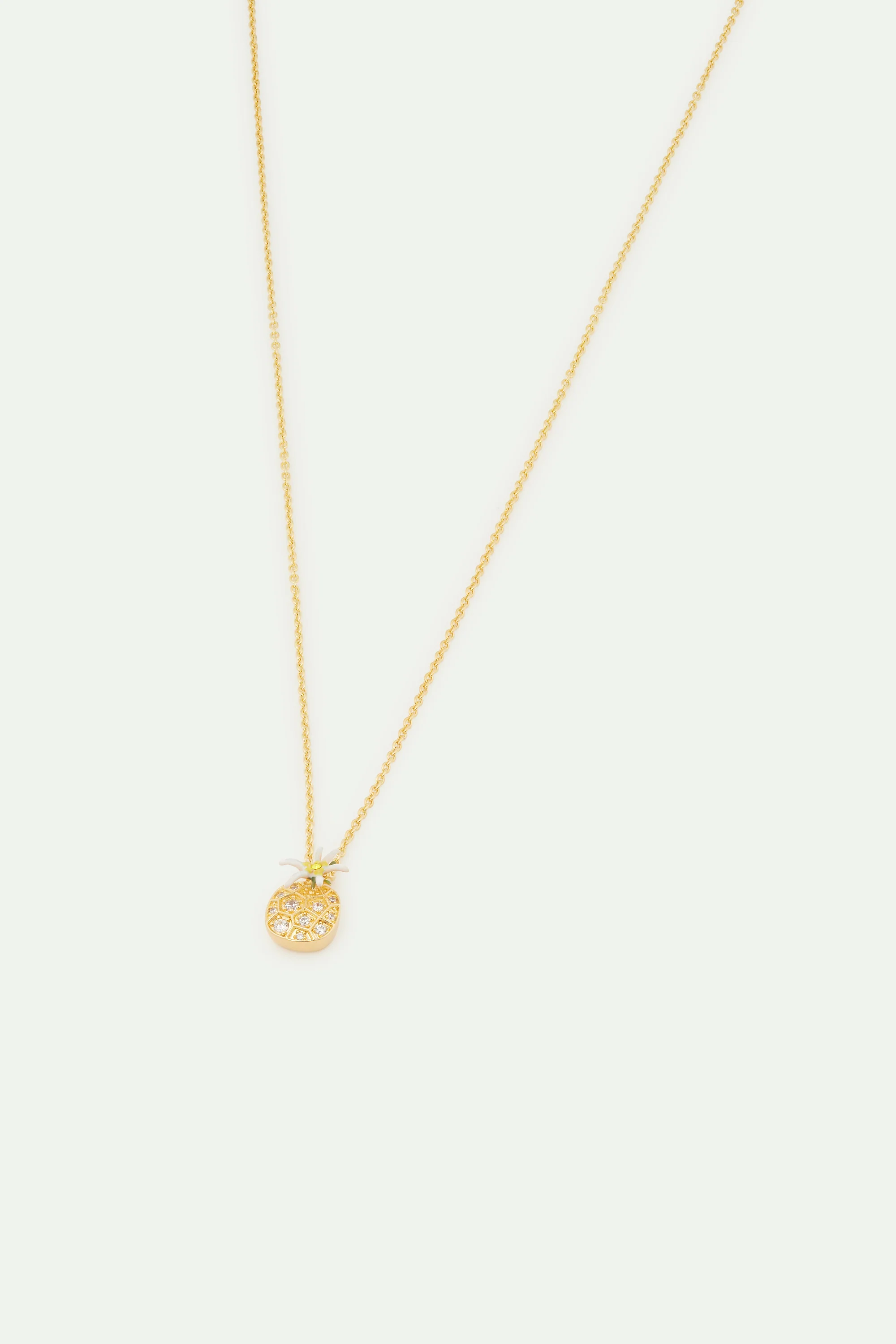 Collier pendentif fleur d'edelweiss et oxydes de zirconium - Image 3