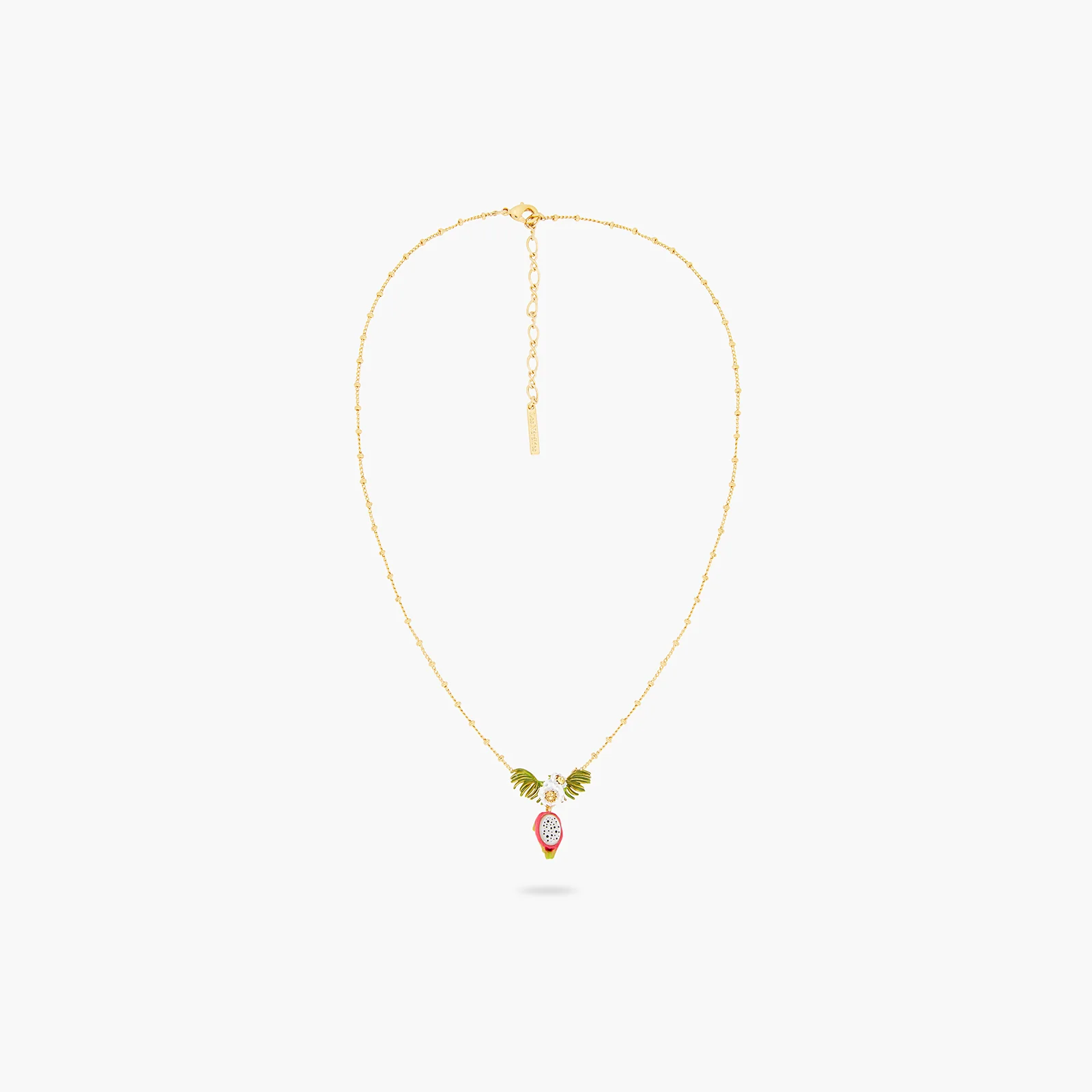 Collier pendentif fruit du dragon et fleur de pitaya - Image 2