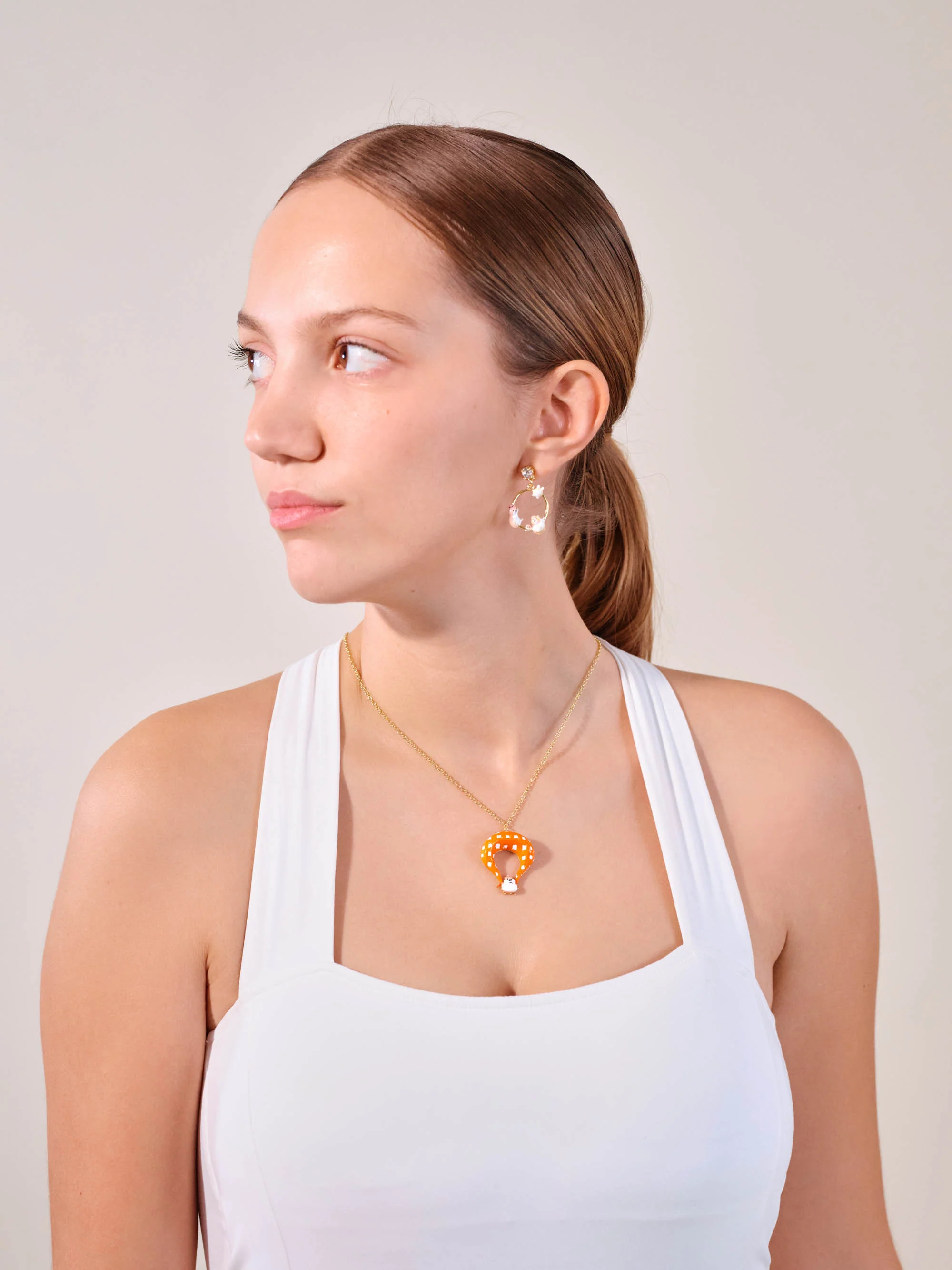 Collier pendentif hamster parachutiste - Image 2
