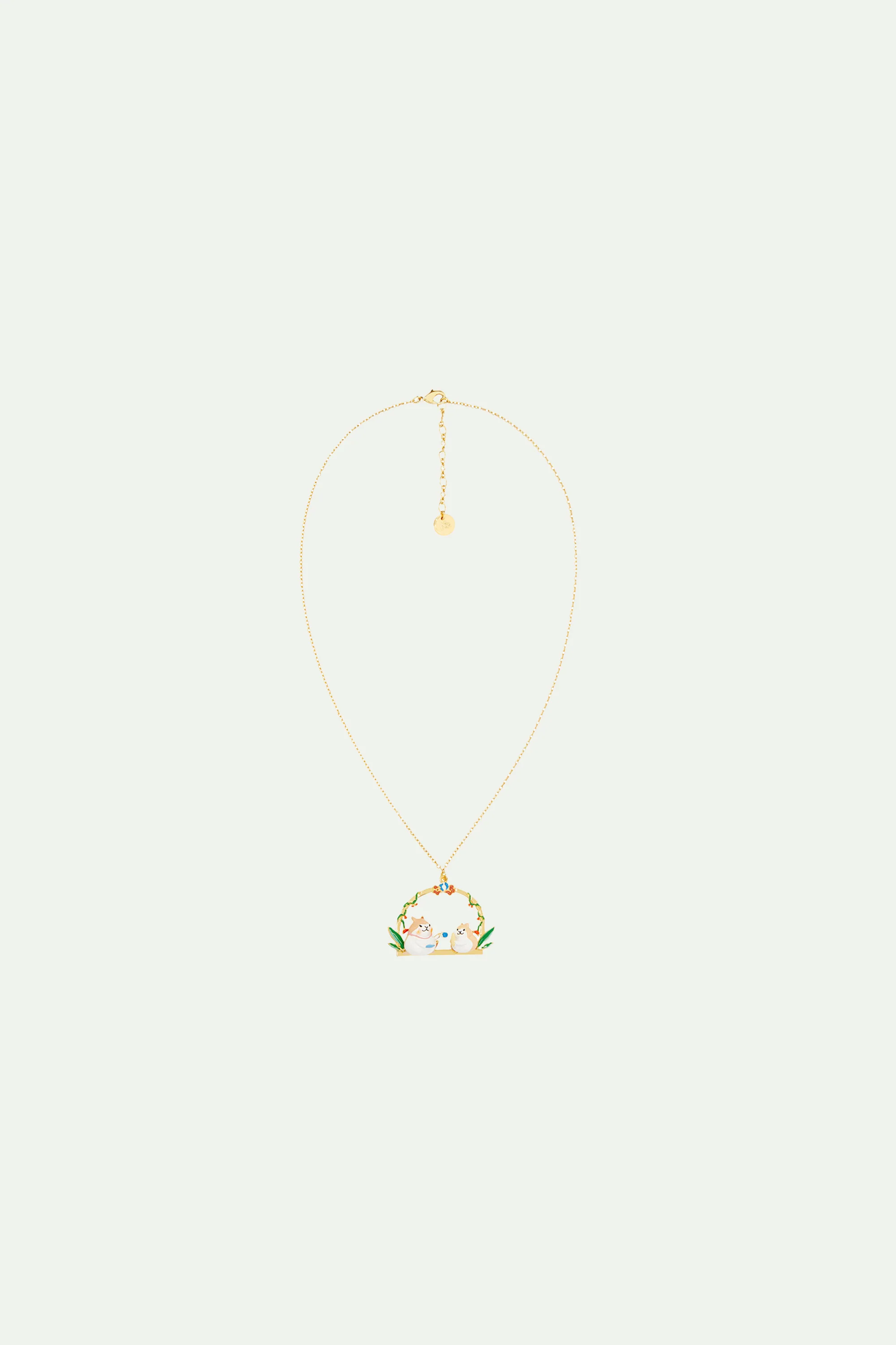 Collier pendentif hamsters gourmands - Image 3