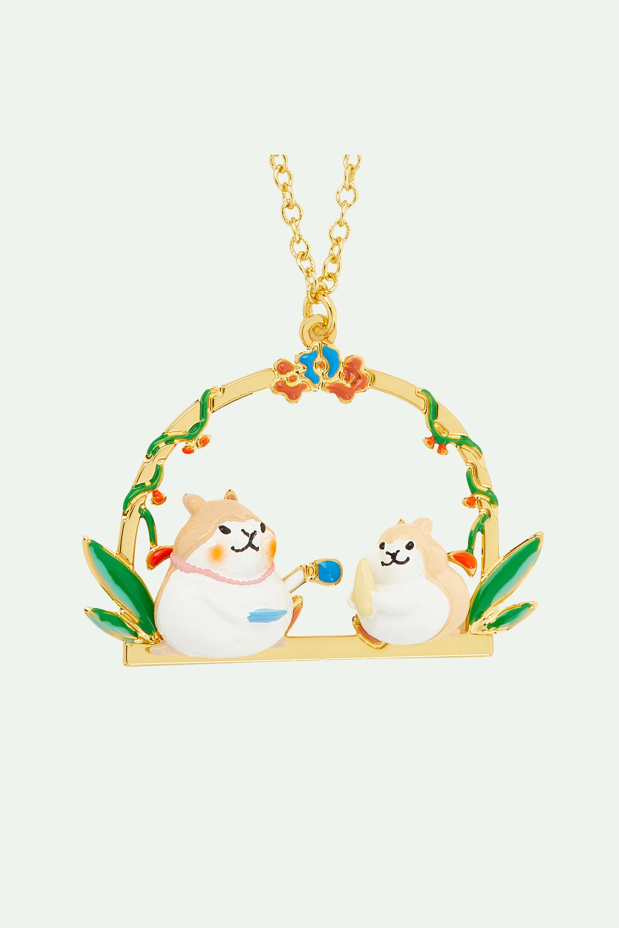 Collier pendentif hamsters gourmands - Image 4
