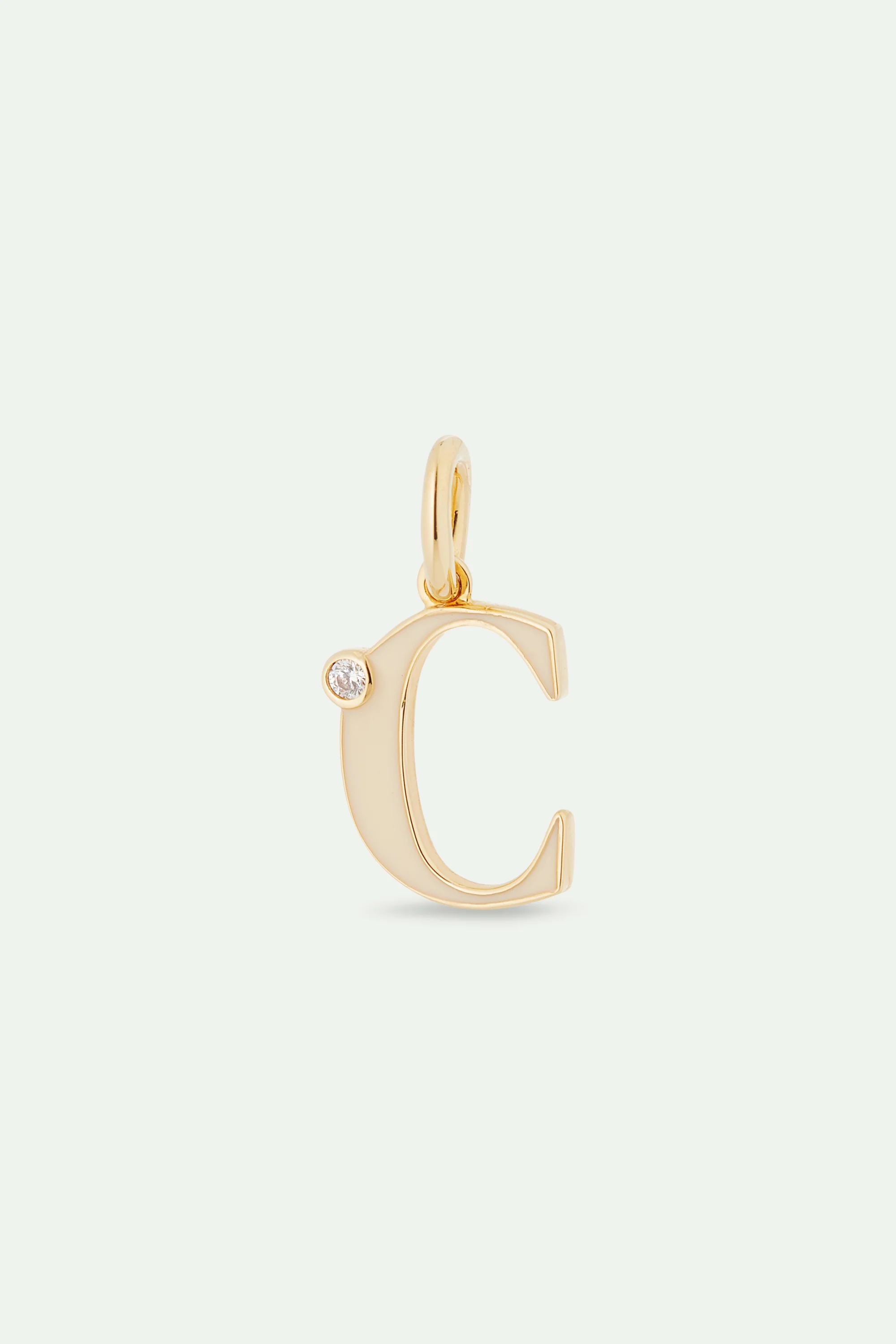 Collier pendentif lettre C - Image 2