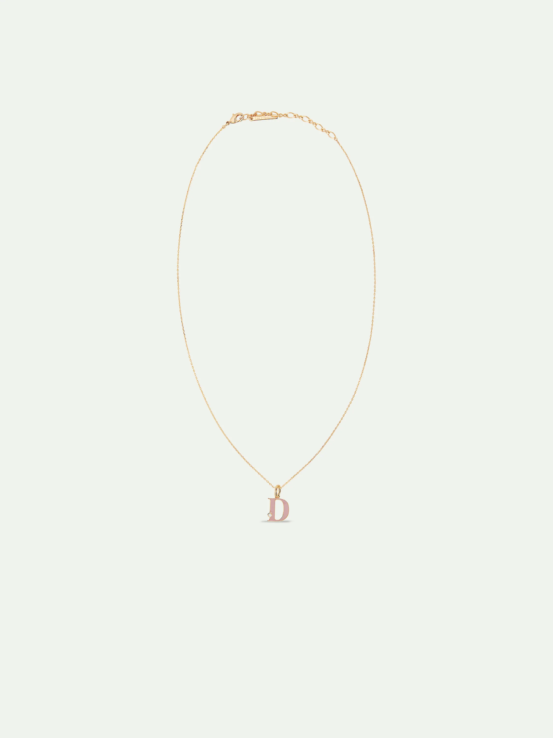 Collier pendentif lettre D - Image 3