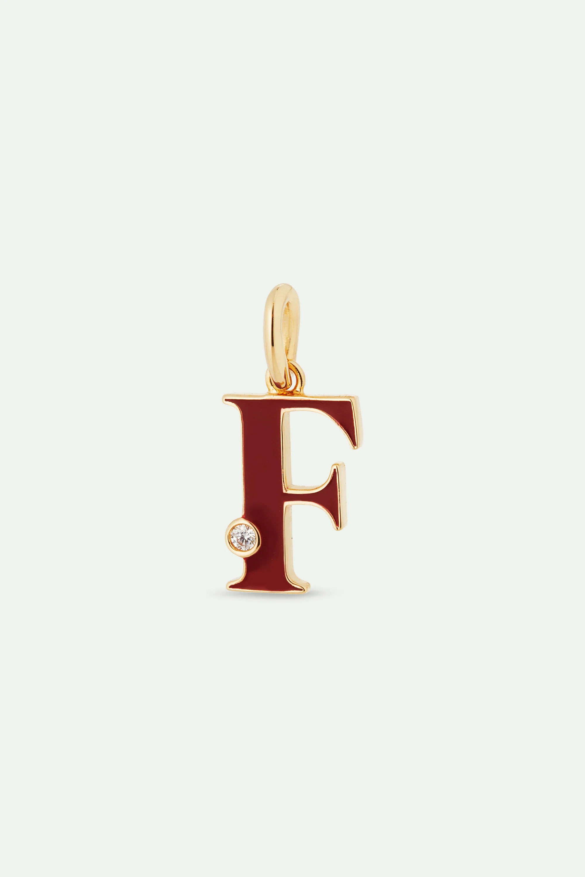 Collier pendentif lettre F - Image 2