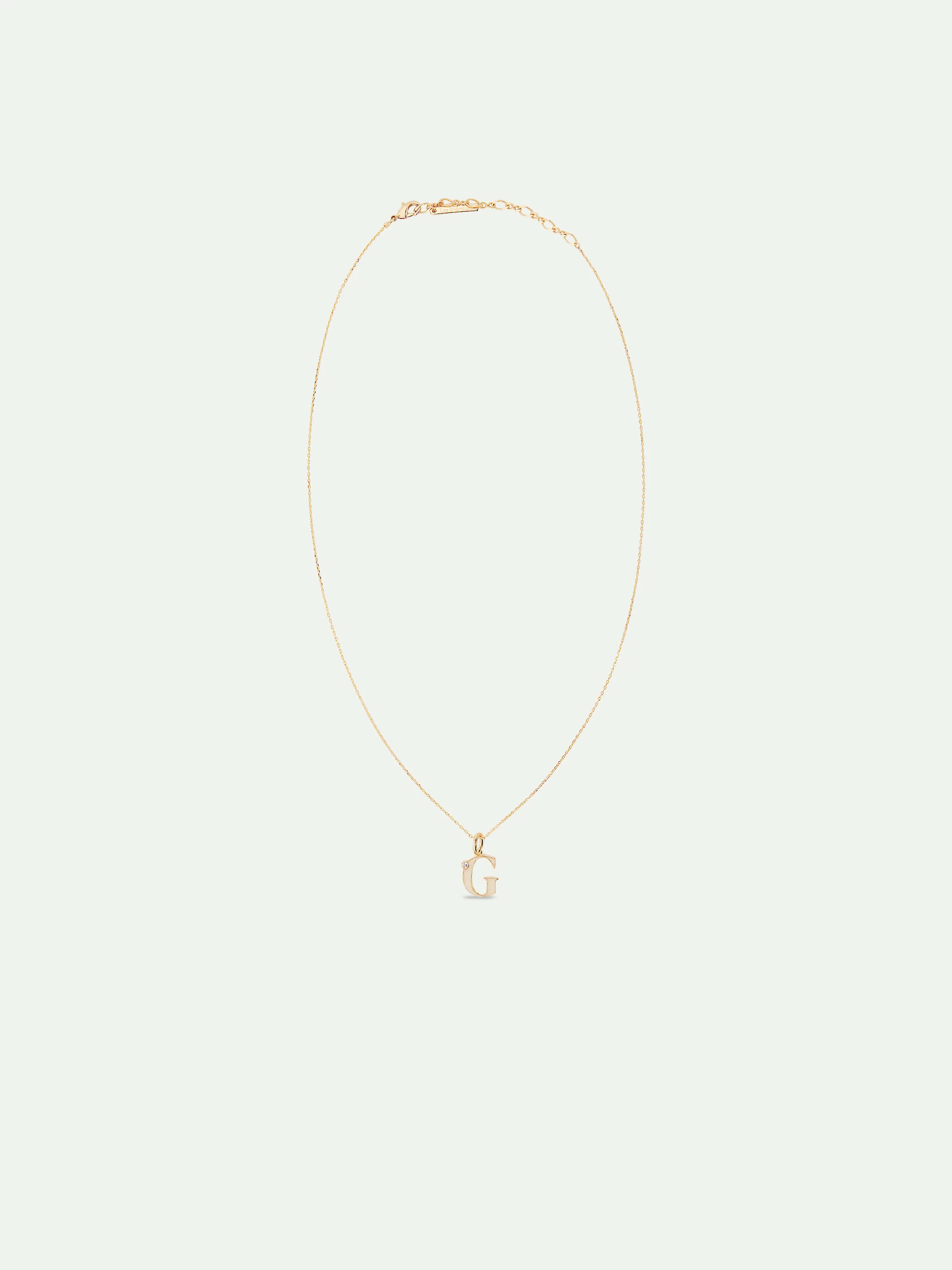 Collier pendentif lettre G - Image 3