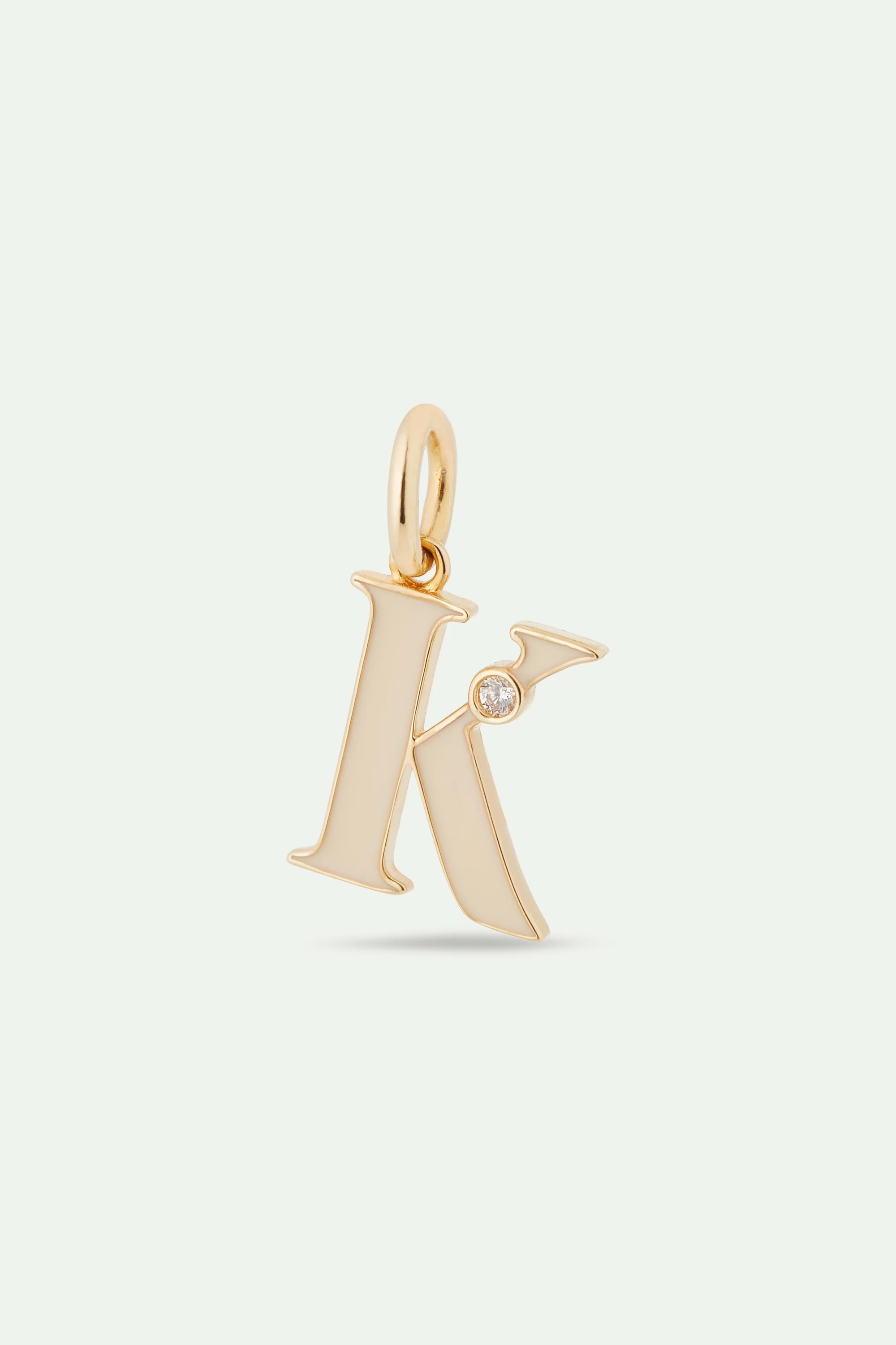 Collier pendentif lettre K - Image 2