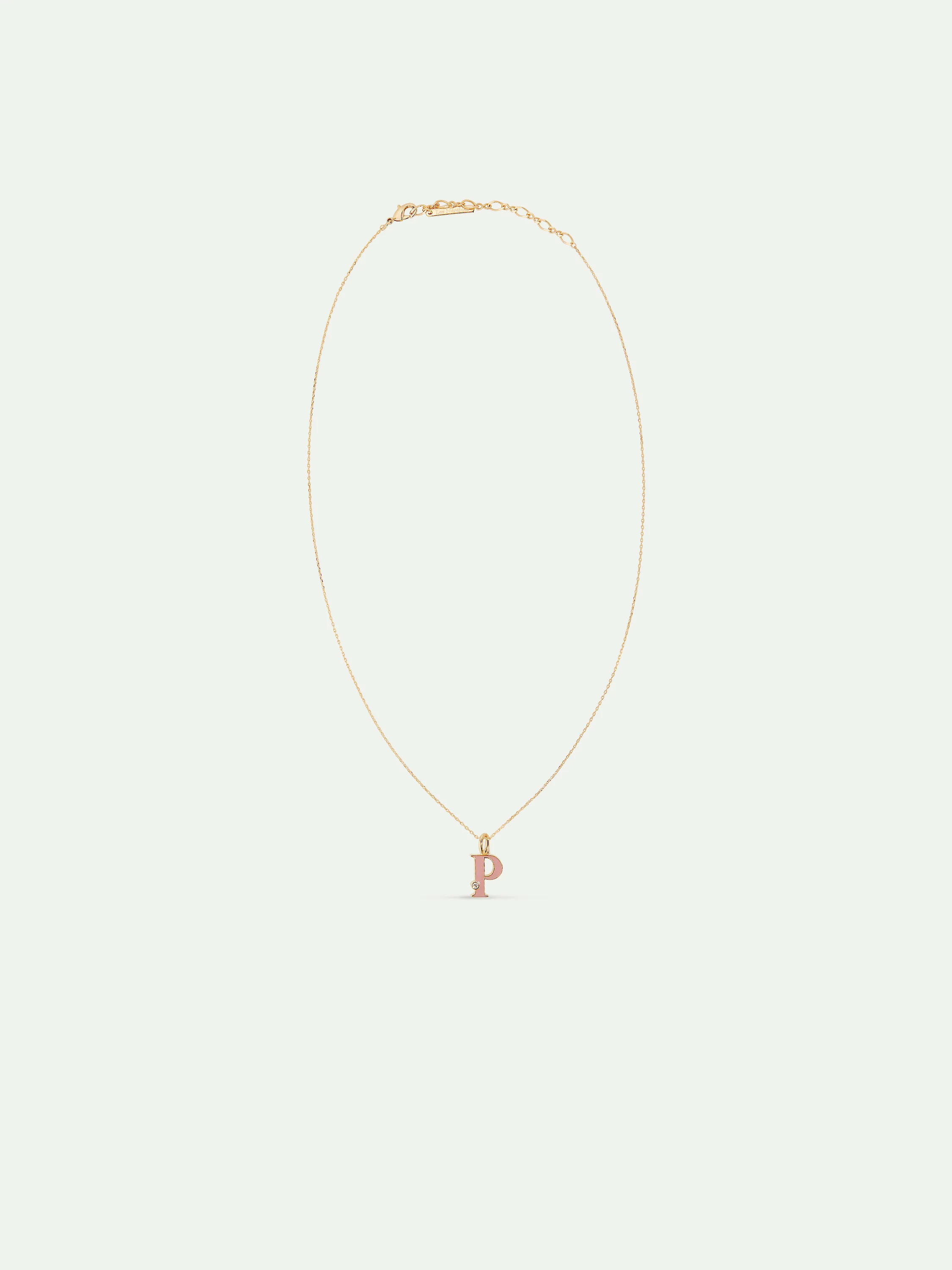 Collier pendentif lettre P - Image 4