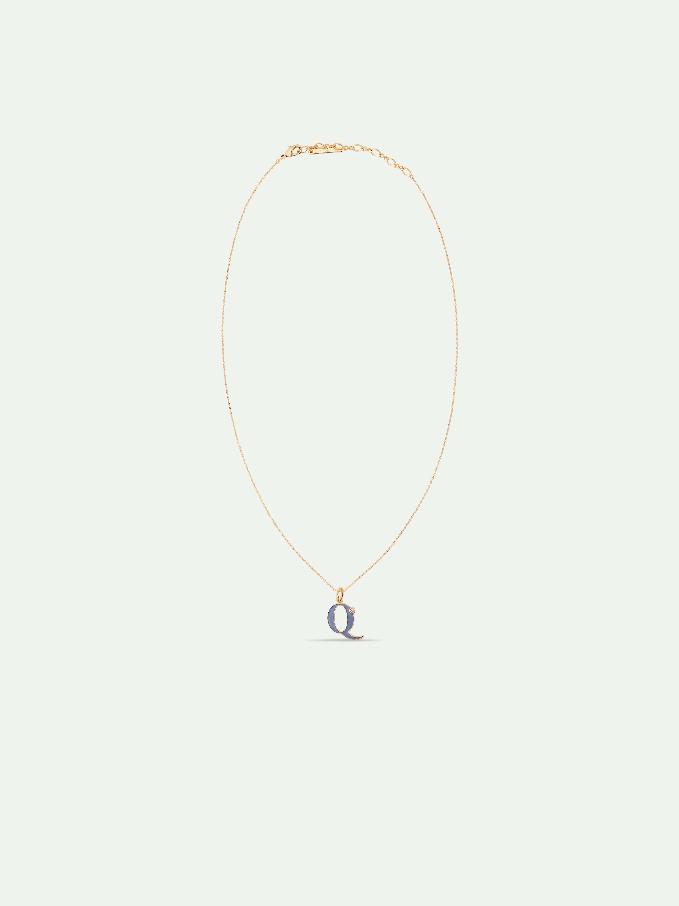 Collier pendentif lettre Q - Image 4