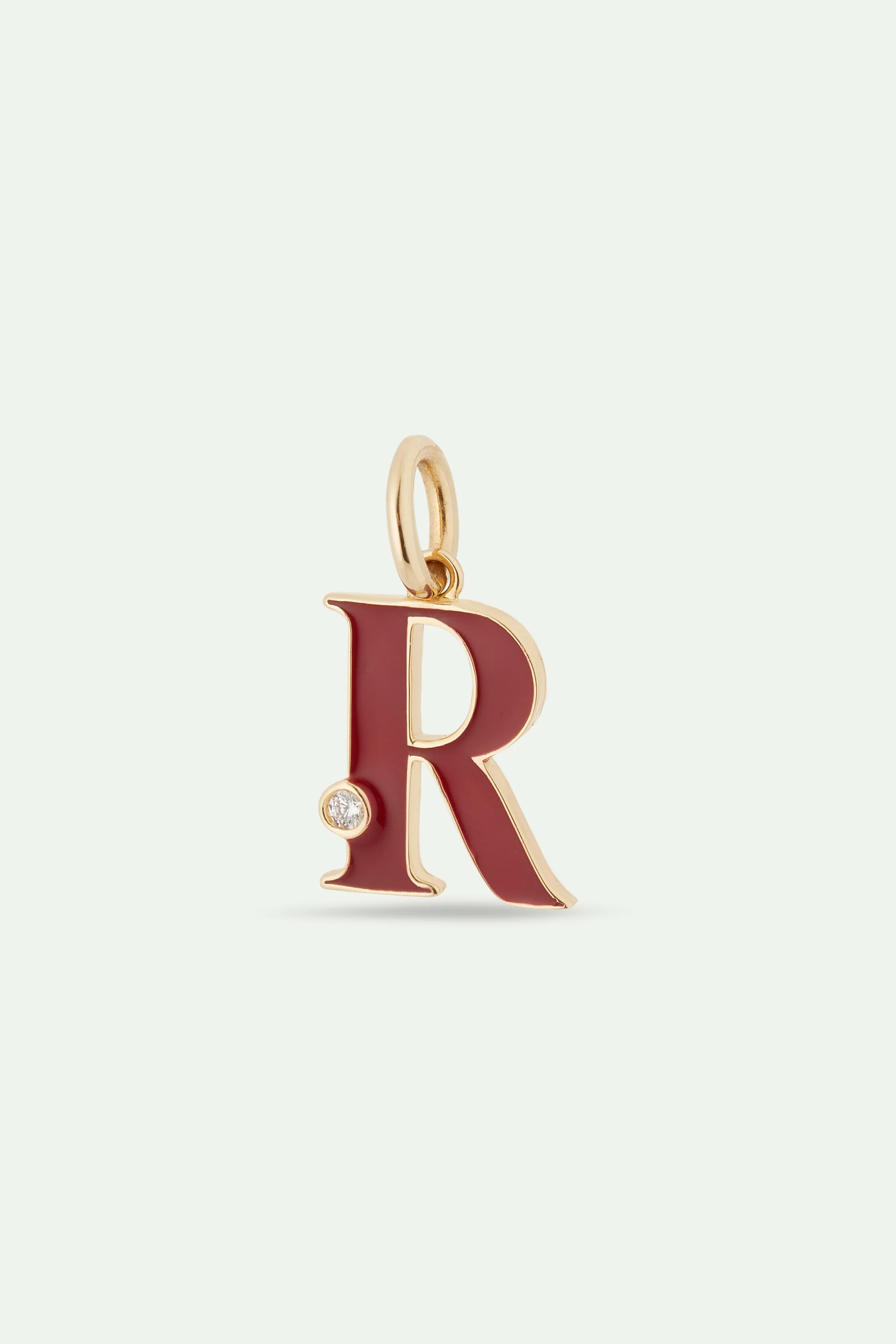 Collier pendentif lettre R - Image 3