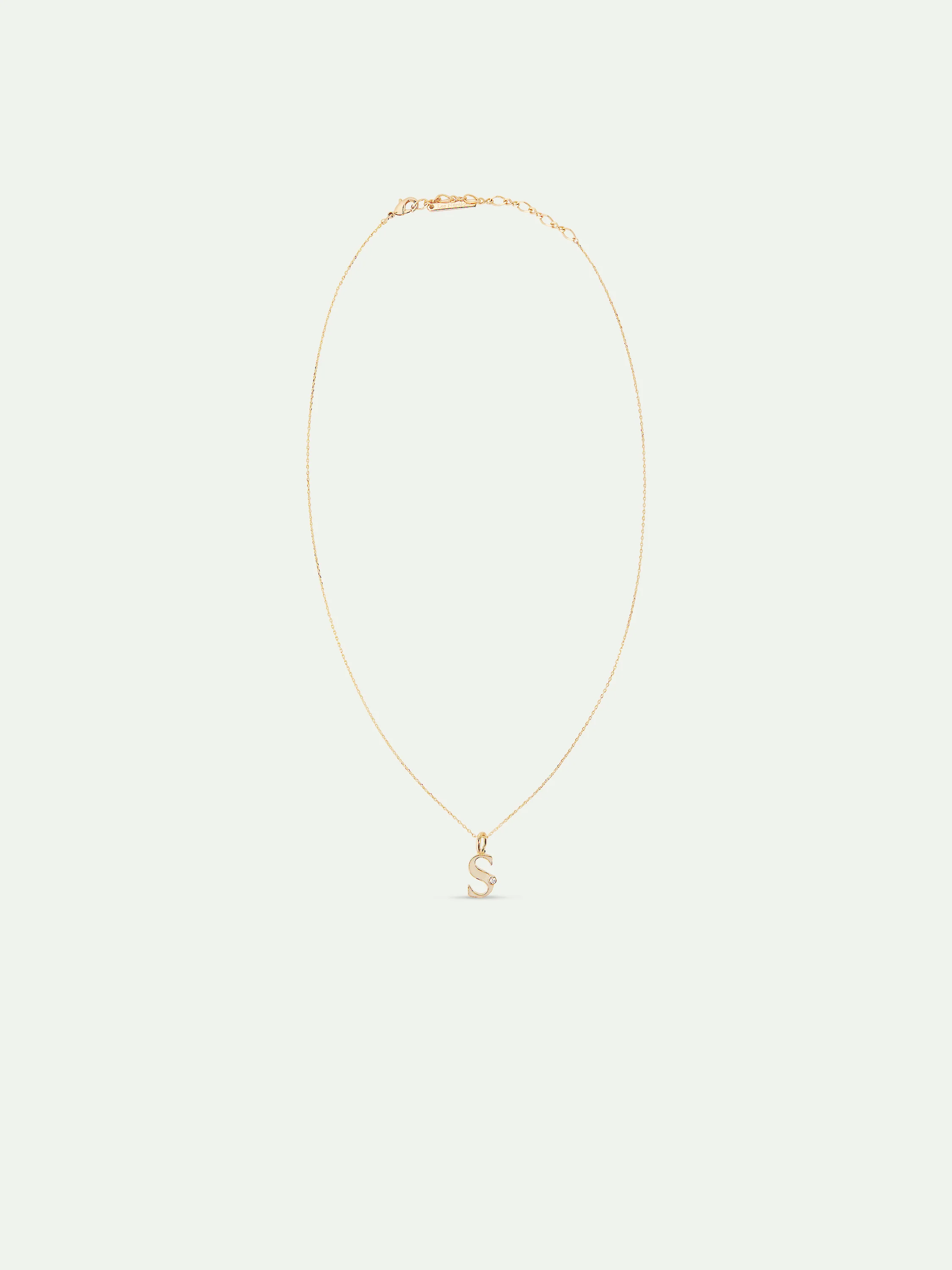 Collier pendentif lettre S - Image 4