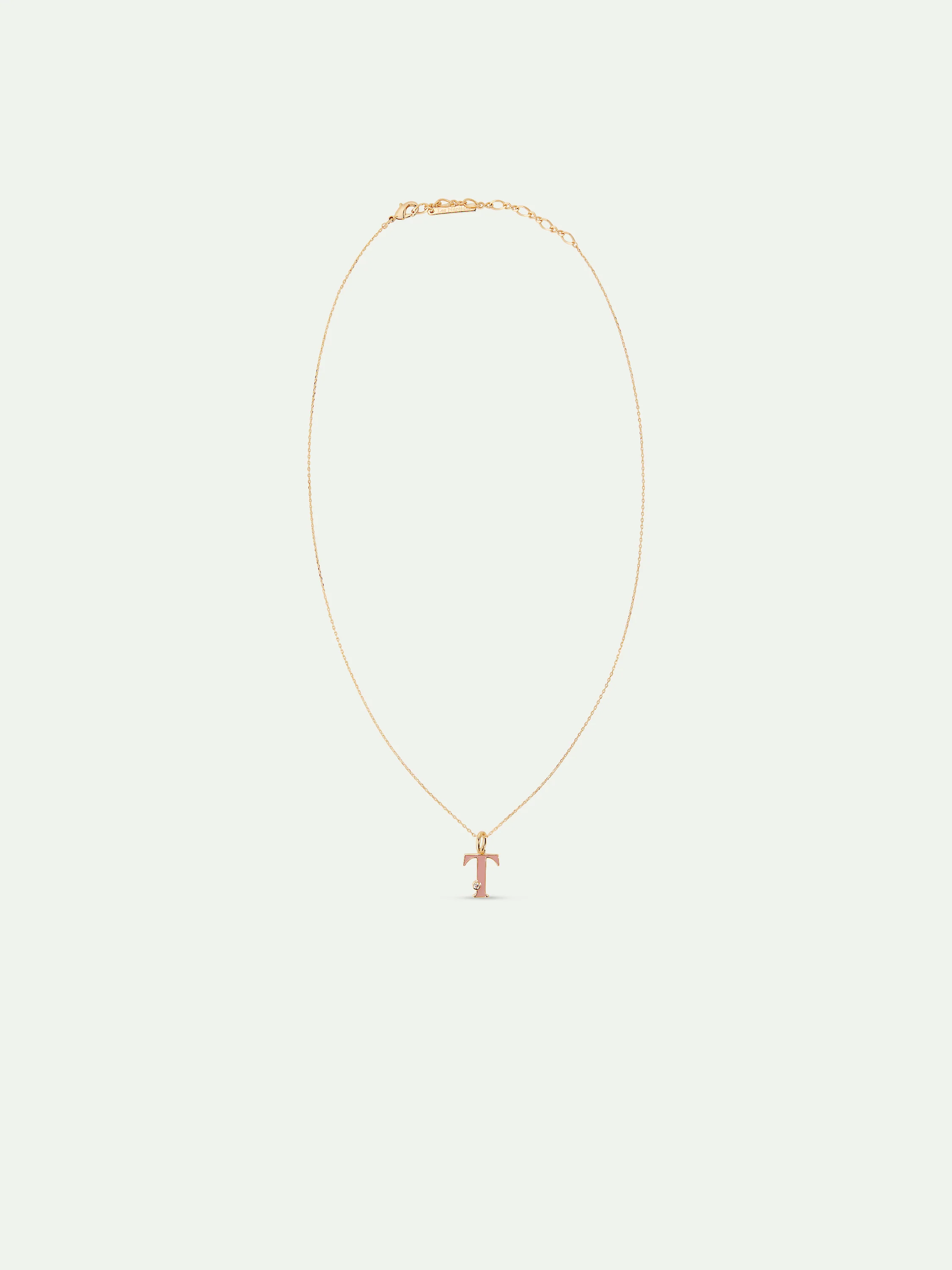 Collier pendentif lettre T - Image 4