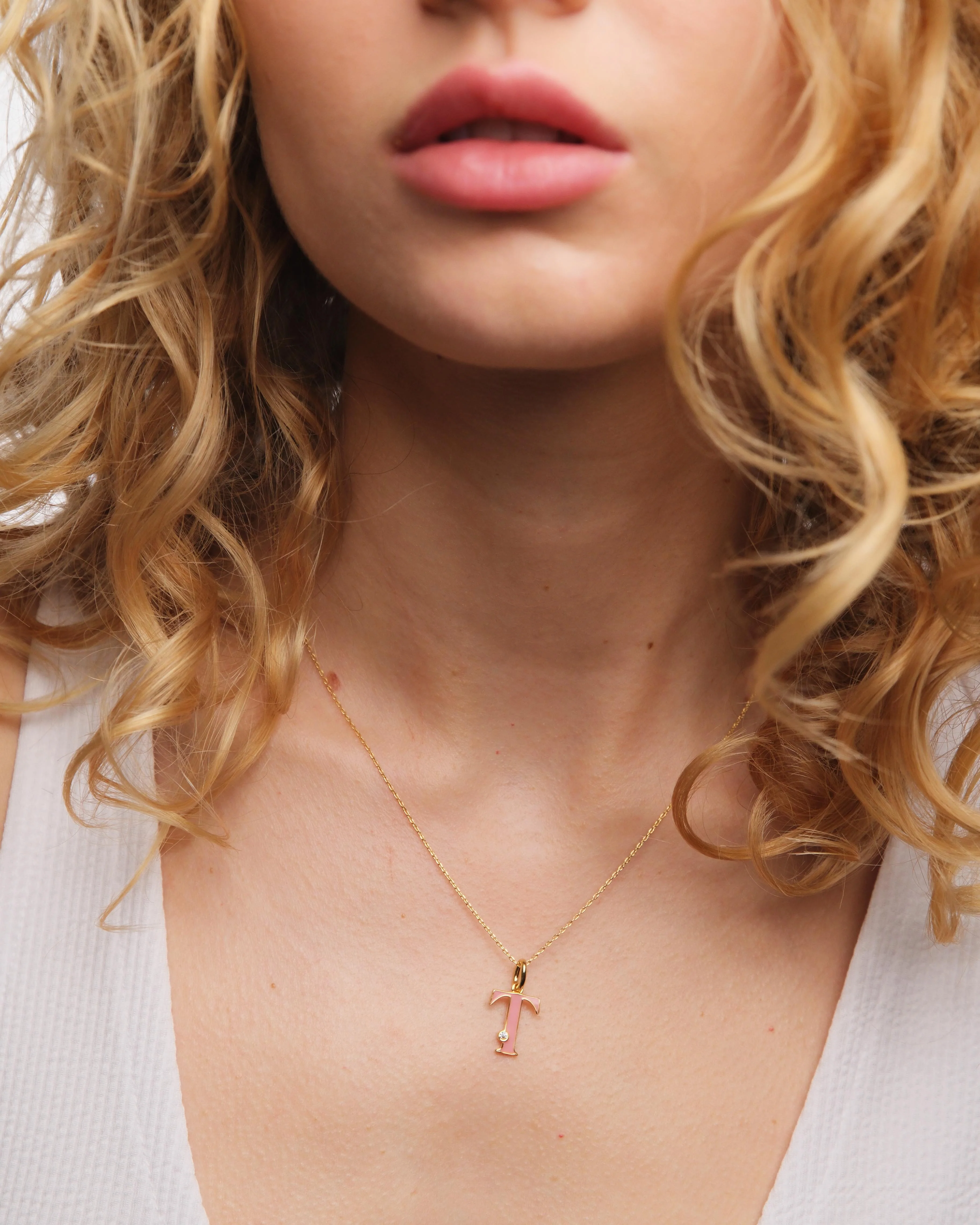 Collier pendentif lettre T - Image 5