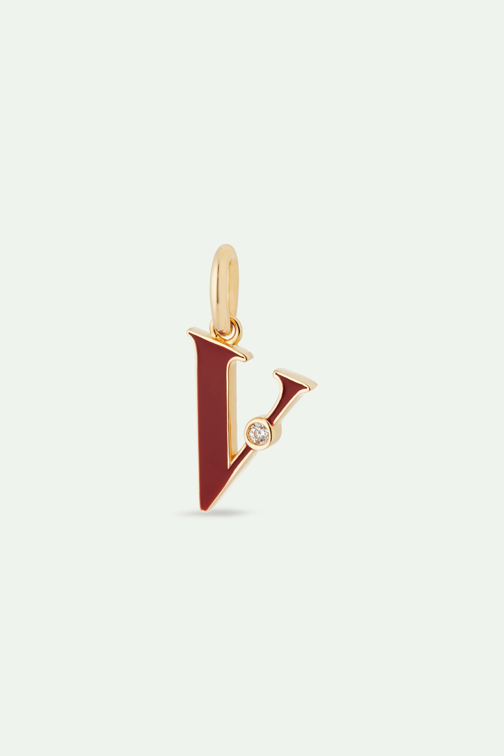 Collier pendentif lettre V - Image 2