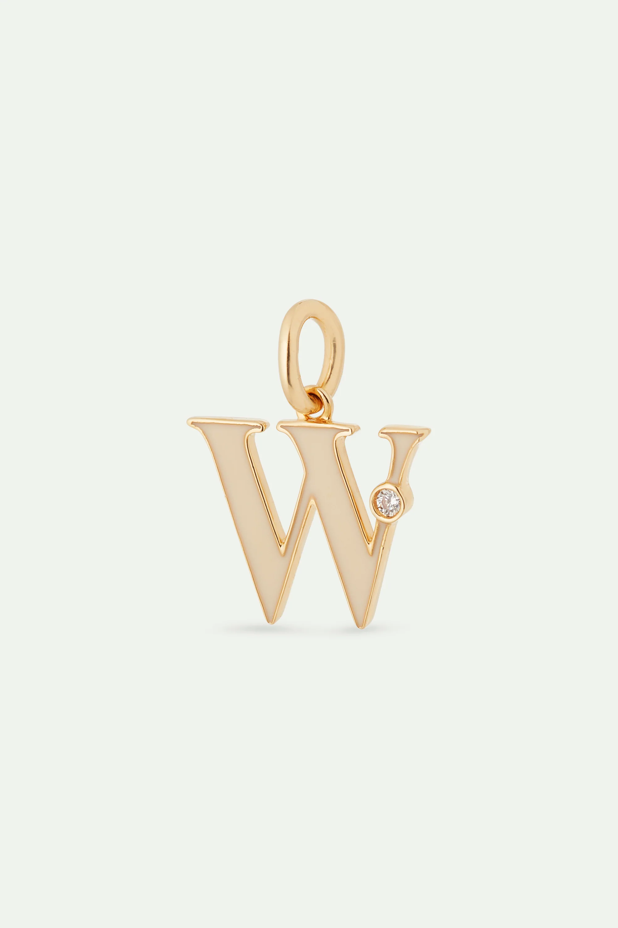 Collier pendentif lettre W - Image 3