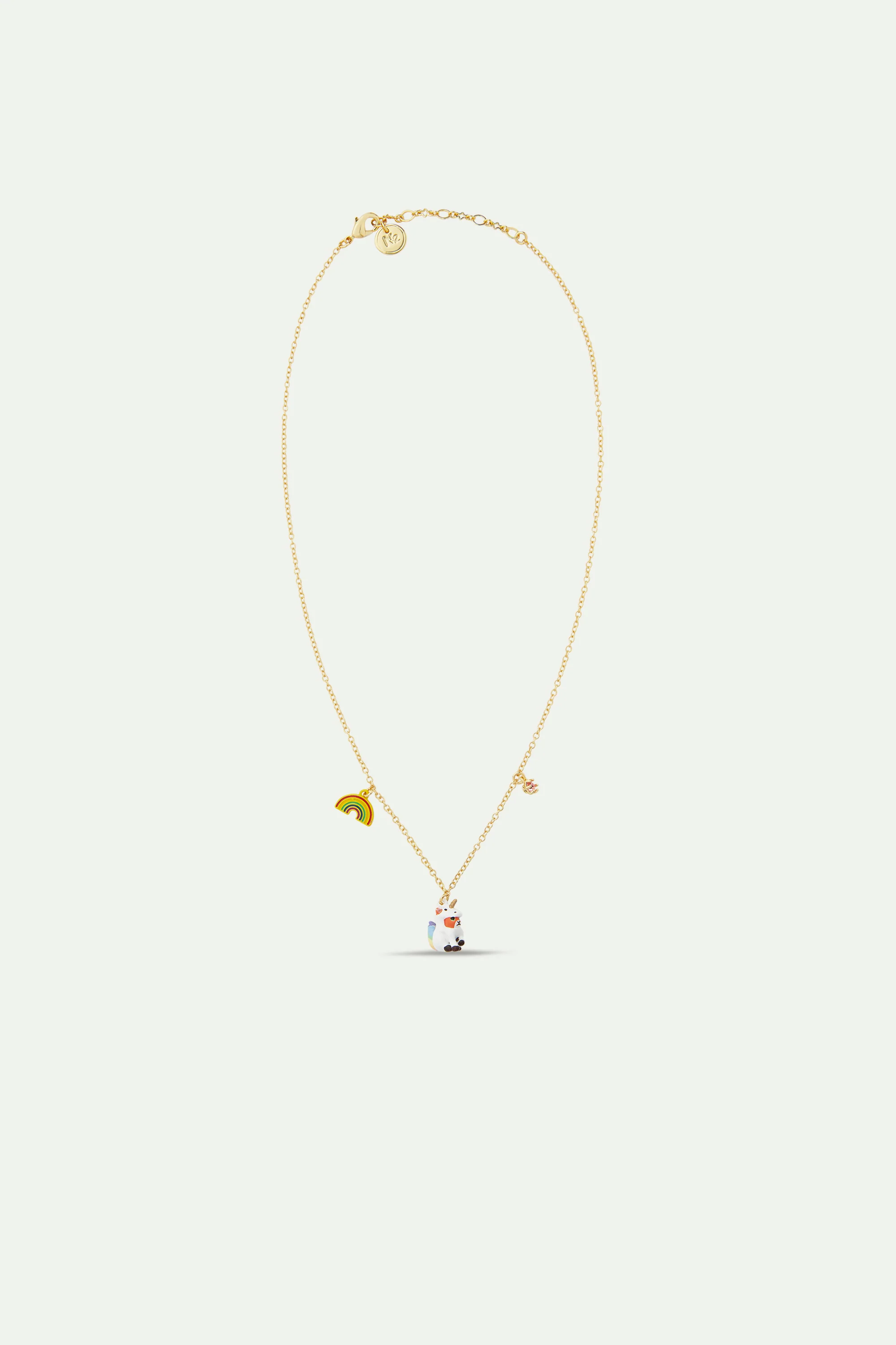 Collier pendentif licorne et arc-en-ciel - Image 3