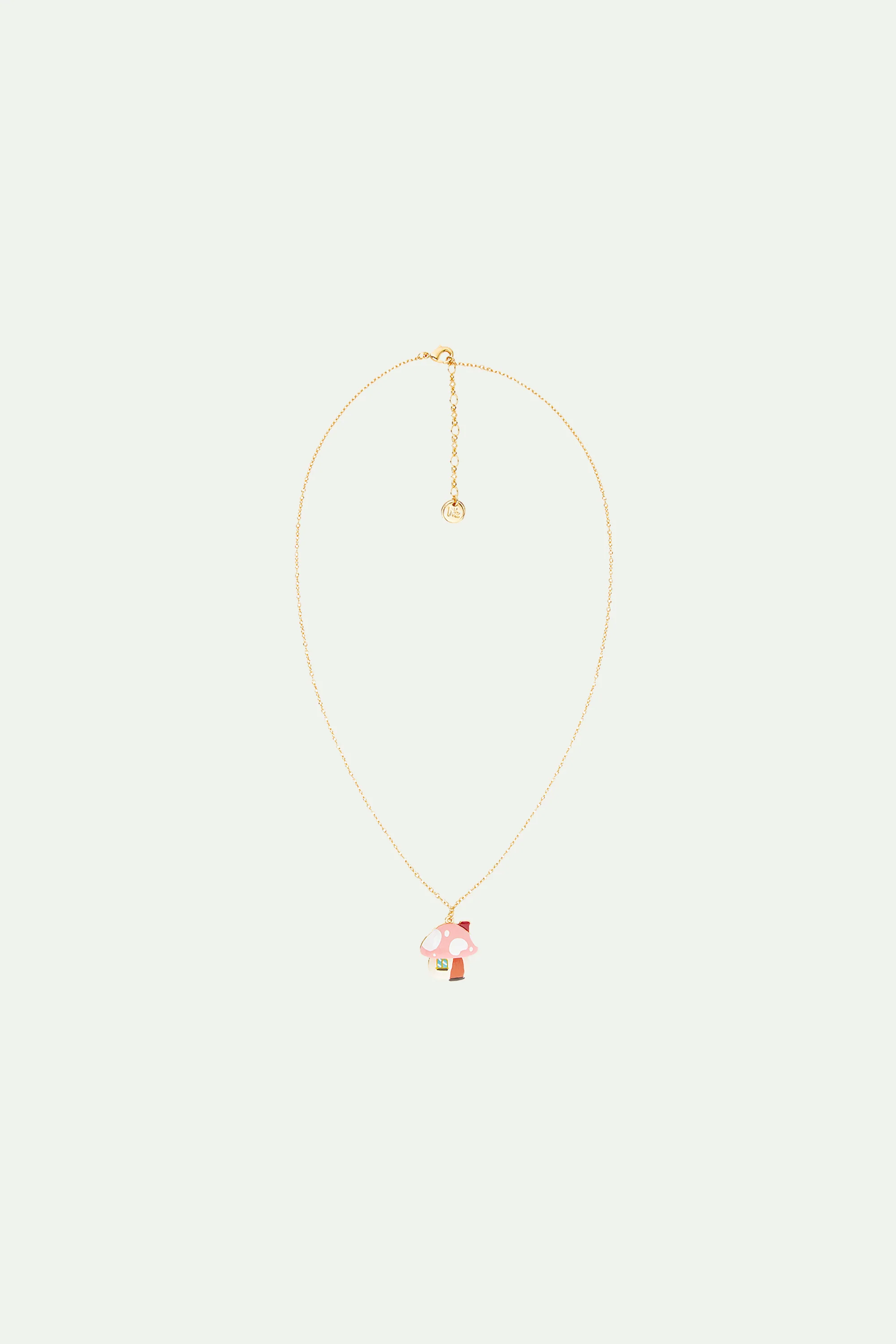 Collier pendentif maison champignon - Image 2