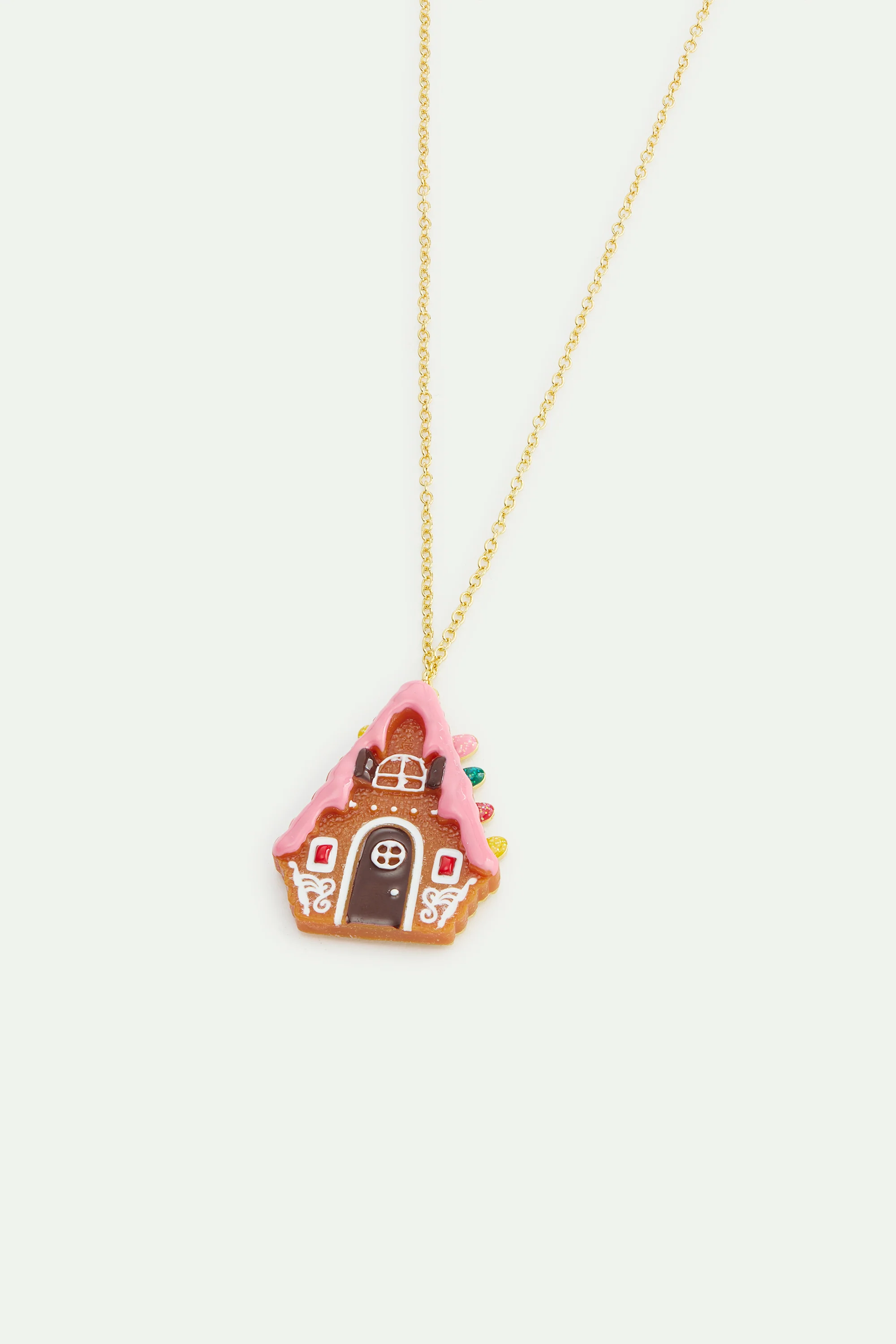 Collier pendentif maison en pain d'épices - Image 2