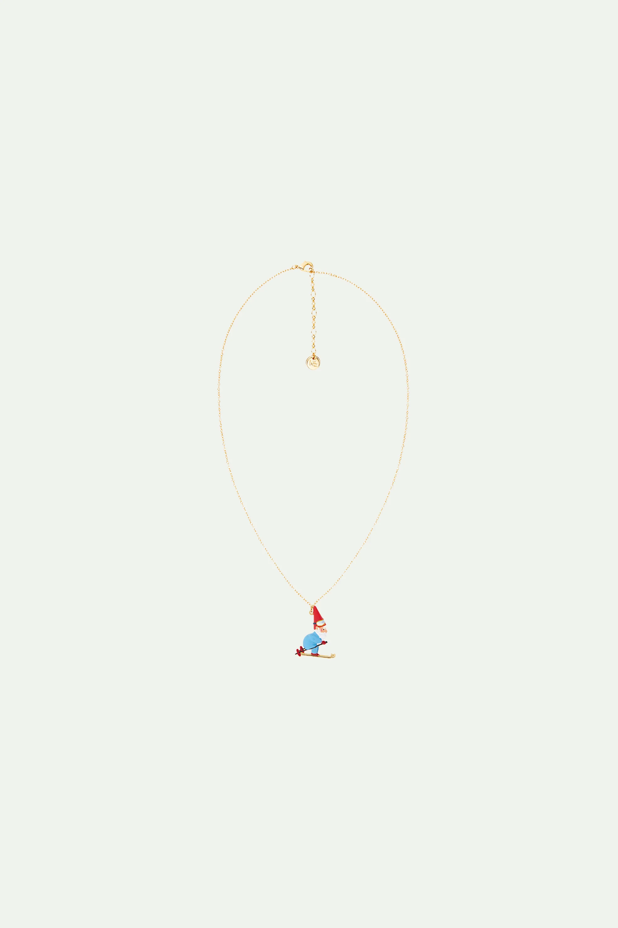 Collier pendentif nain et ski - Image 3