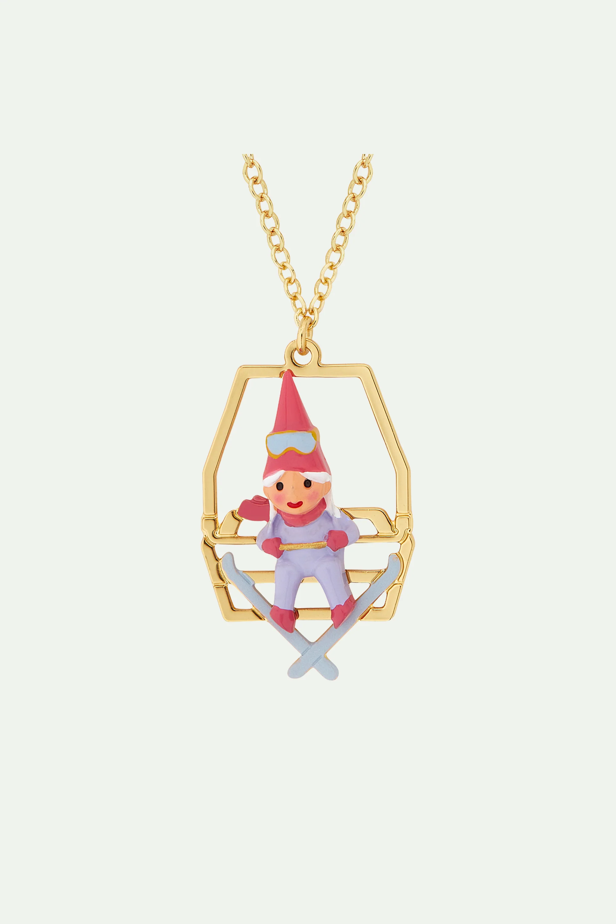 Collier pendentif naine et télésiège - Image 4
