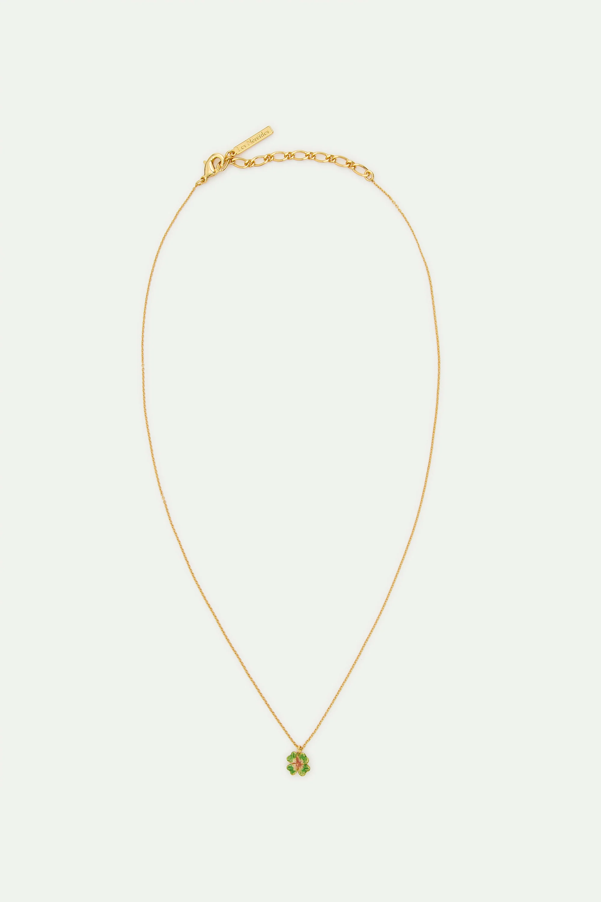 Collier pendentif petit trèfle à quatre feuilles - Image 4