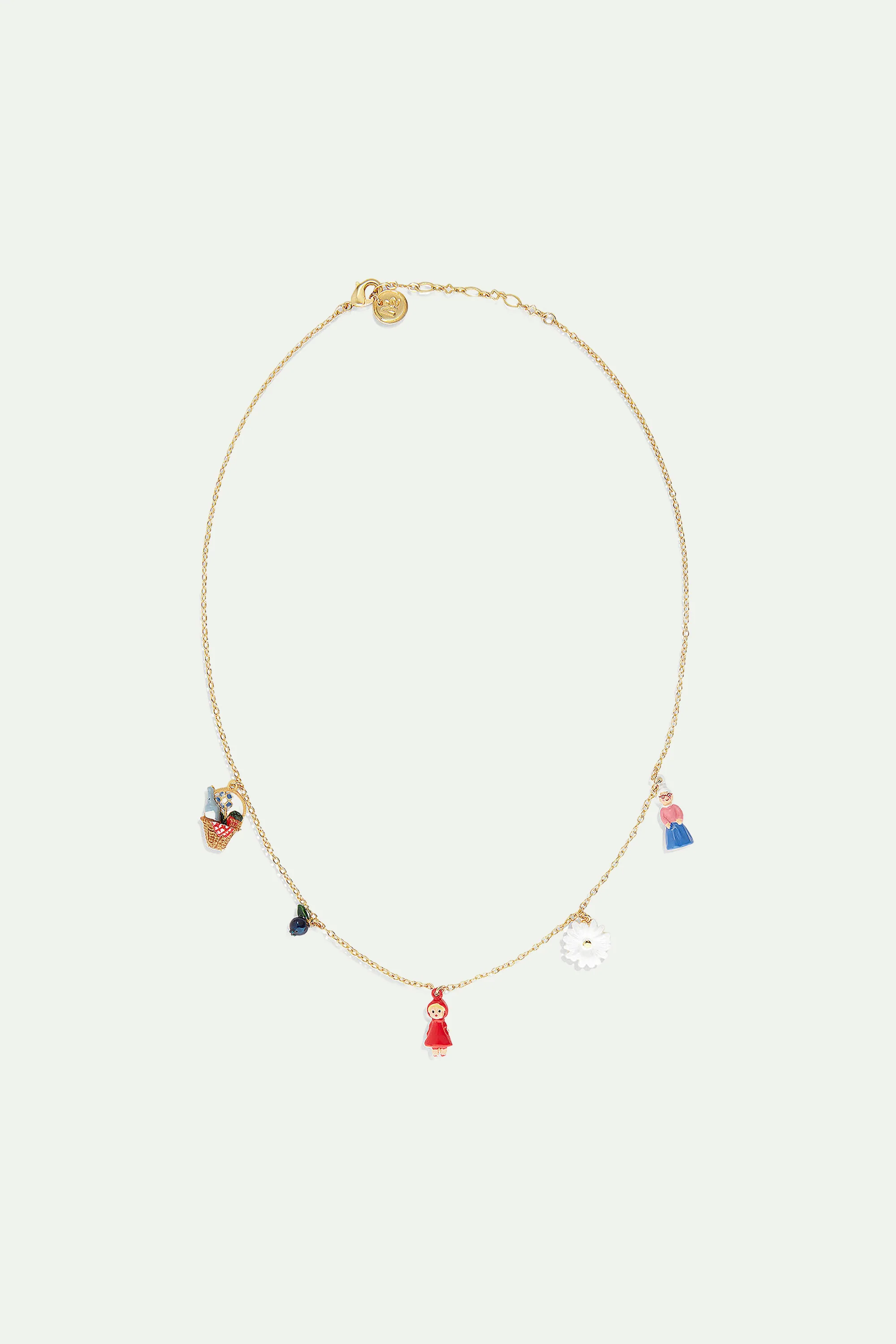 Collier pendentif pique-nique du petit chaperon rouge - Image 2