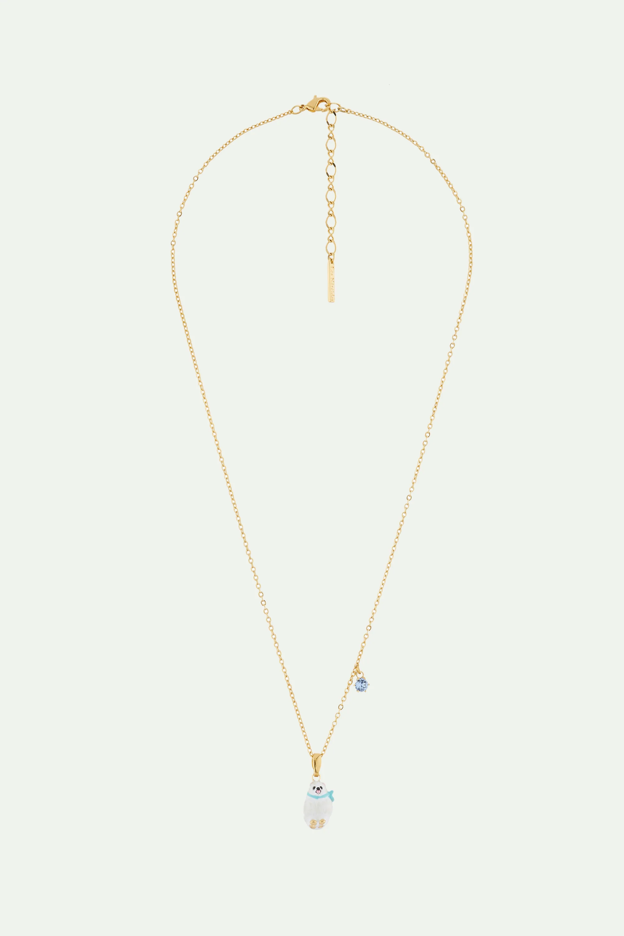 Collier pendentif poméranien blanc - Image 2