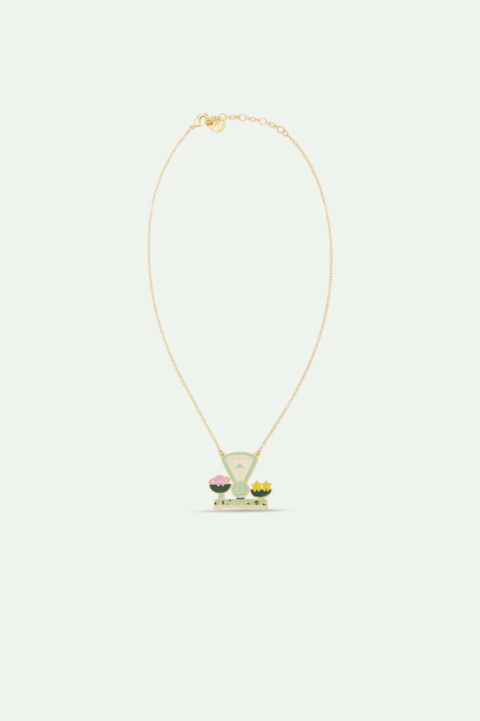 Collier pendentif signe astrologique de la balance - Image 3