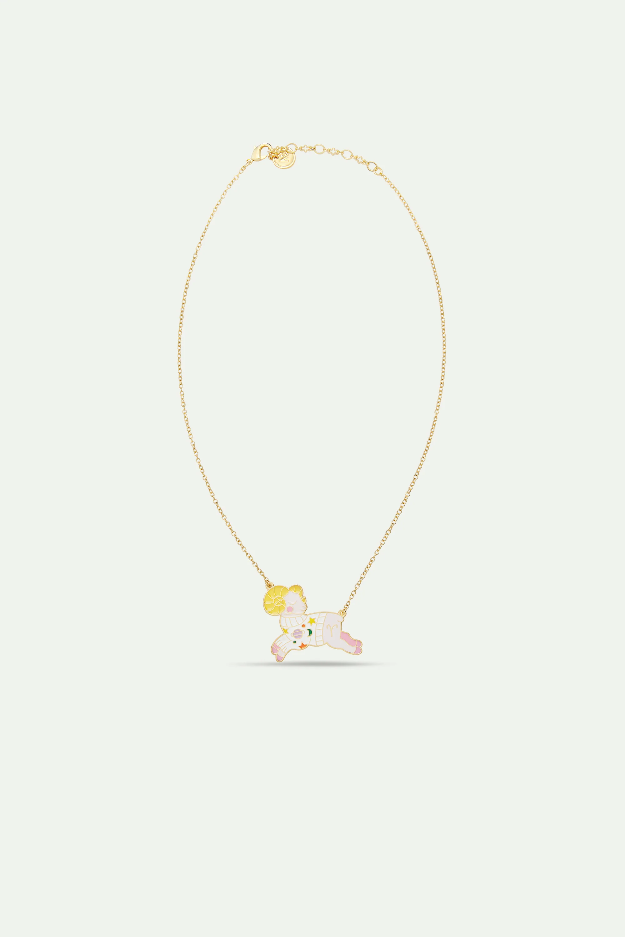 Collier pendentif signe astrologique du bélier - Image 3