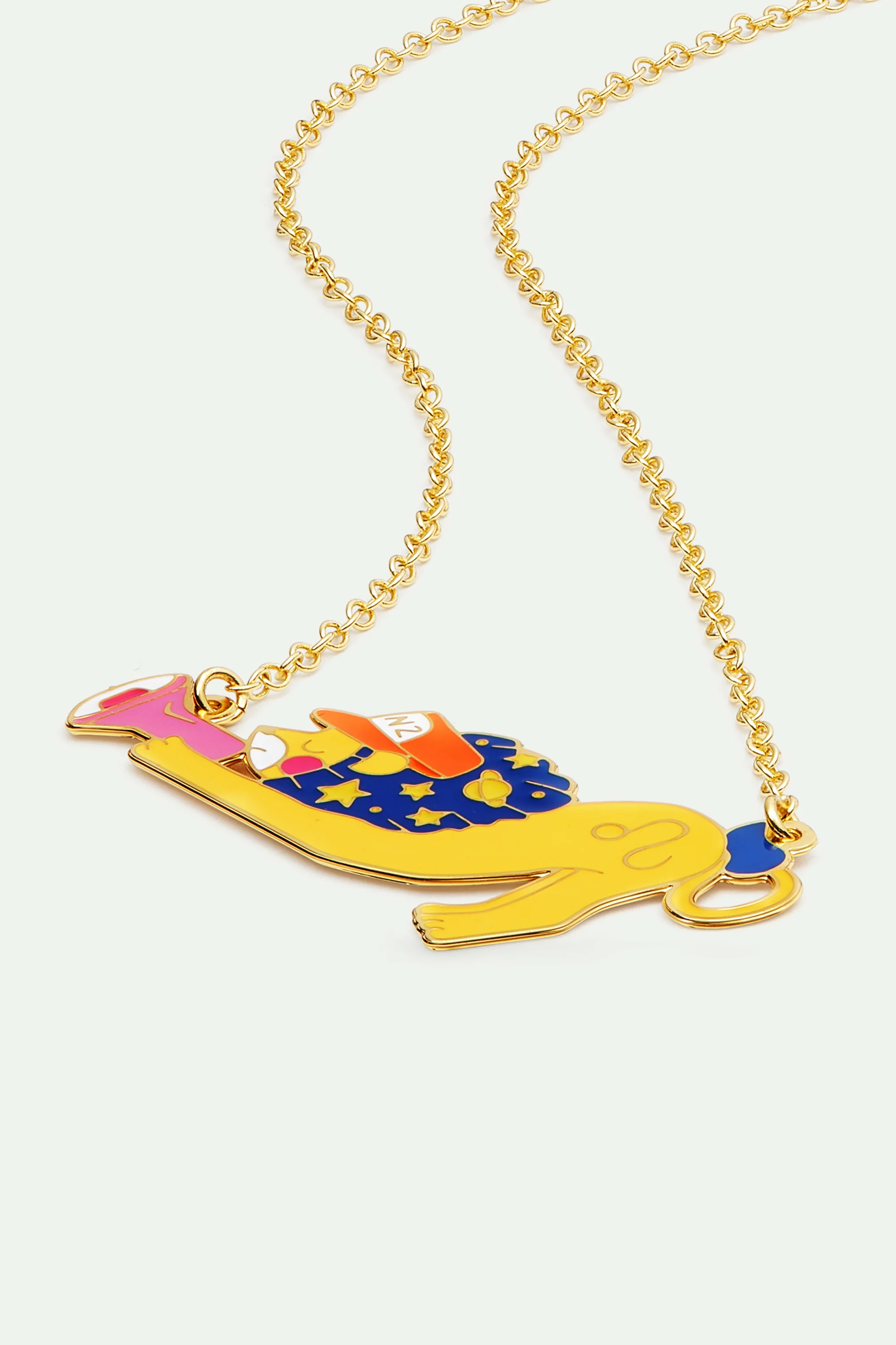 Collier pendentif signe astrologique du lion - Image 2